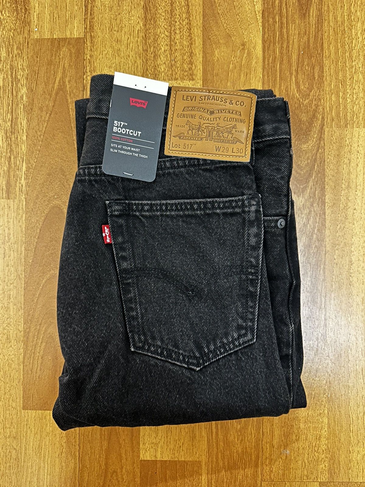 Levi's Levis premium 517 bootcut w29 l30 “welcome to the rodeo” Size US 29 - 1 Thumbnail