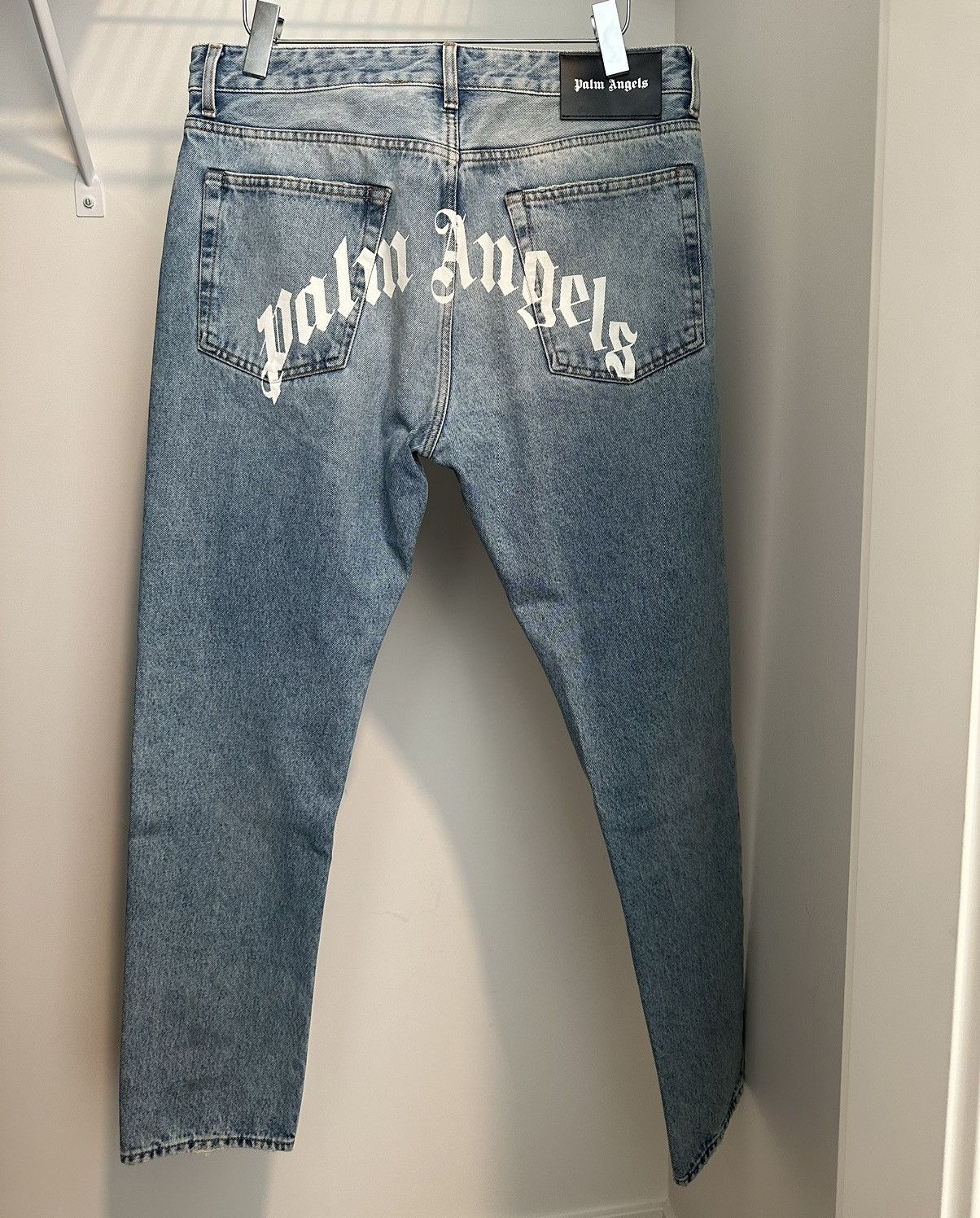 Palm Angels Palm Angels Logo Jeans Size US 36 / EU 52 - 2 Thumbnail