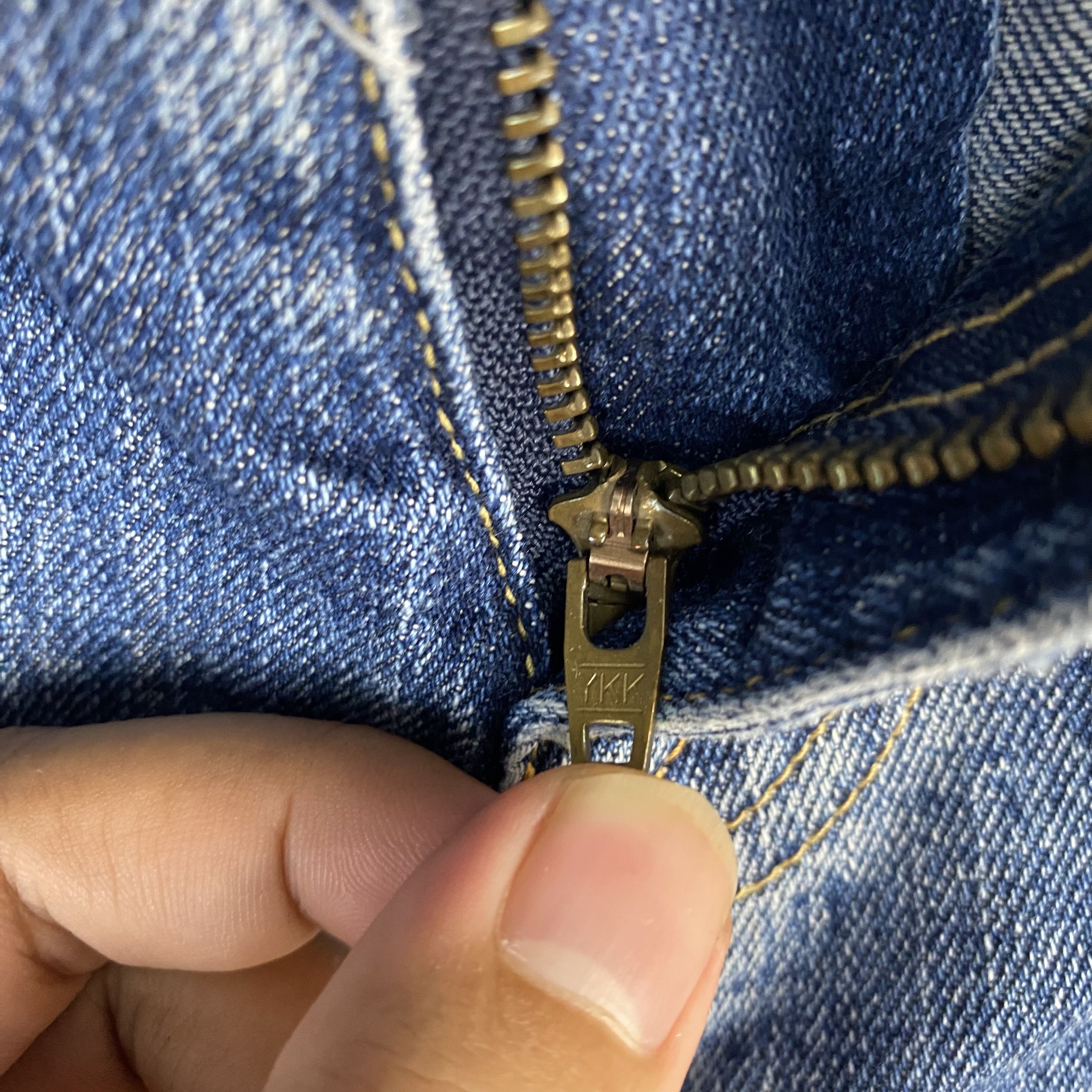 Uniqlo Uniqlo Boyfriend Blue Denim Pants #7592 Size US 35 - 11 Thumbnail