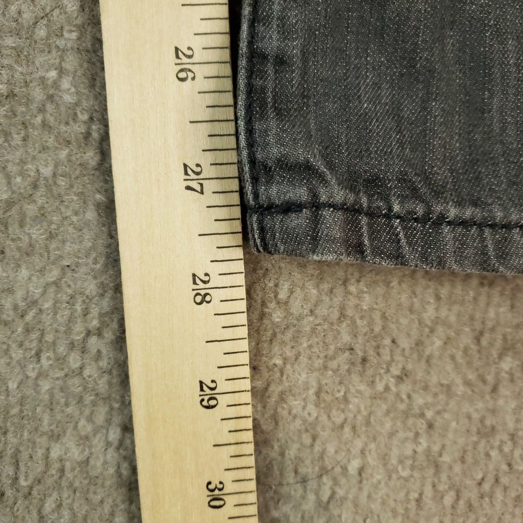 Vintage Armani Jeans Gray Denim Jeans 35x28 Classic Fit Straight Leg Mens Size US 35 - 3 Thumbnail