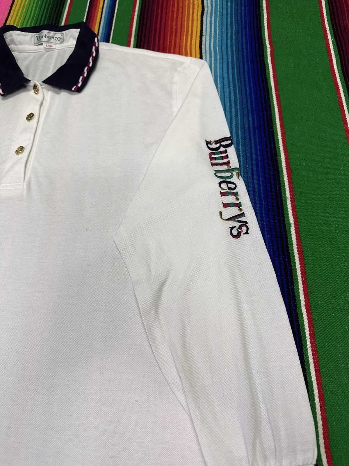 Burberry Burberry Long Sleeve Rainbow 🎌💥 Size US M / EU 48-50 / 2 - 16 Thumbnail