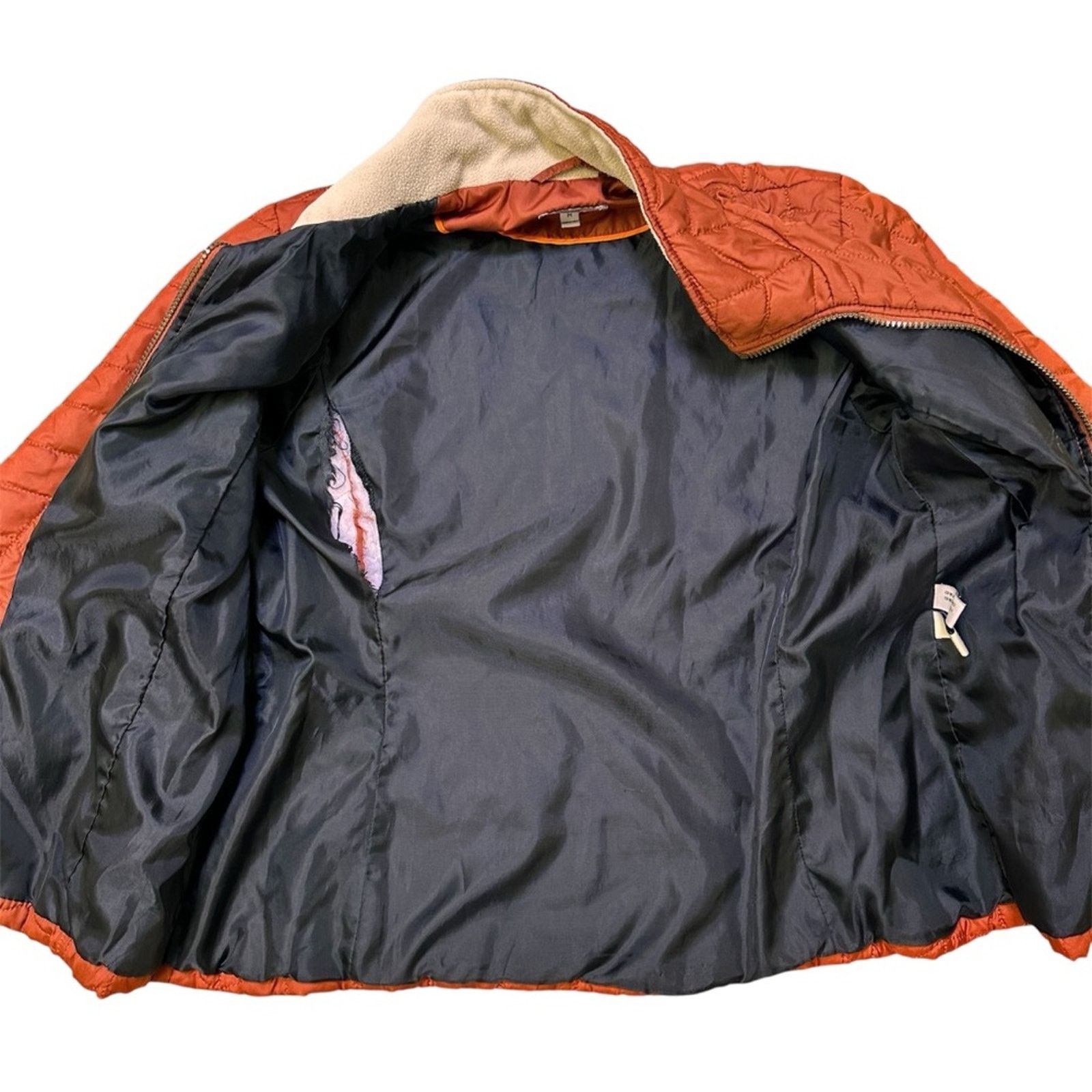 G.H. Bass & Co. GH Bass Quilted Zip-Up Jacket - Women’s Medium - Orange Size M / US 6-8 / IT 42-44 - 4 Thumbnail