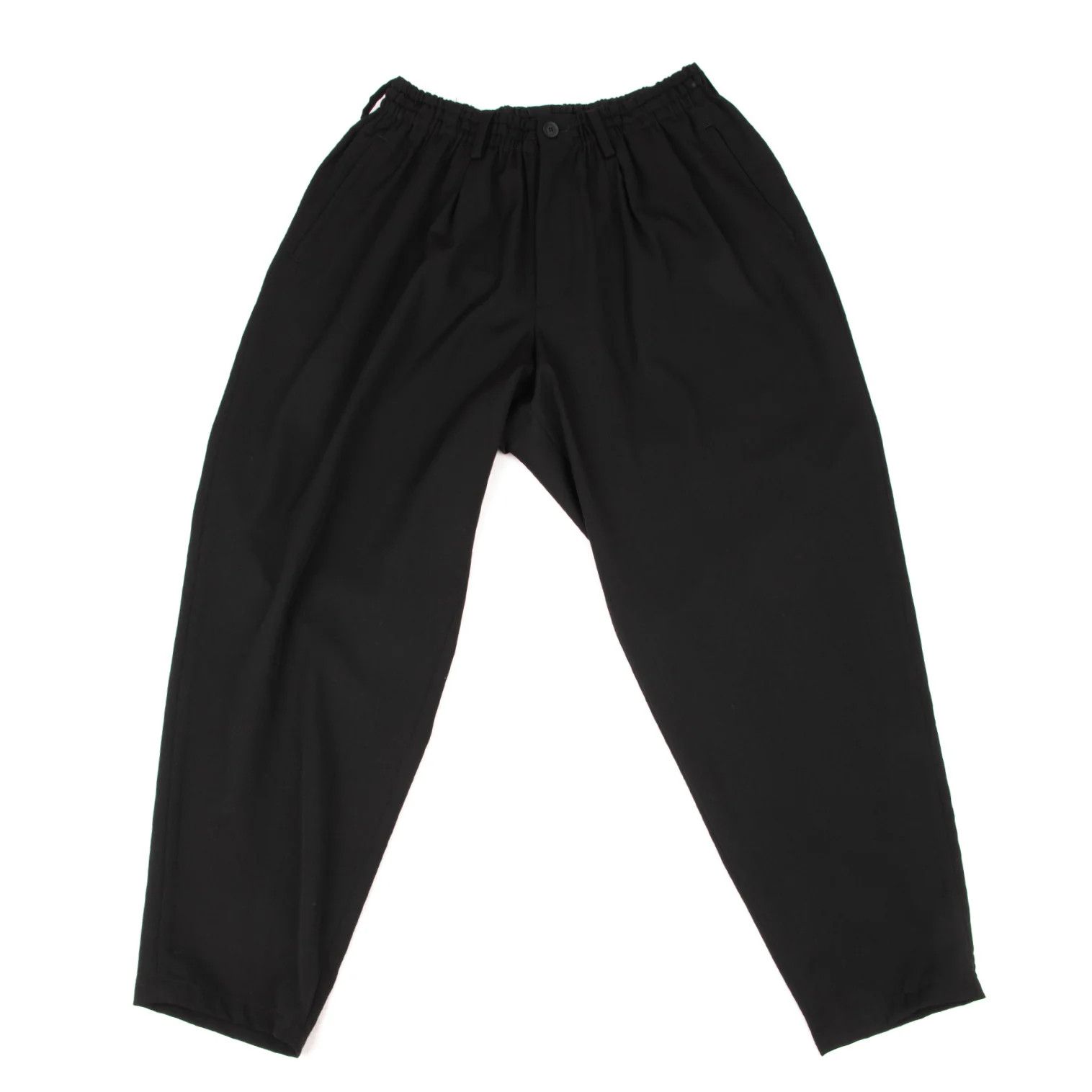 Yohji Yamamoto Yohji Yamamoto Wool Gabardine Tapered Pants Size US 34 / EU 50 - 1 Thumbnail