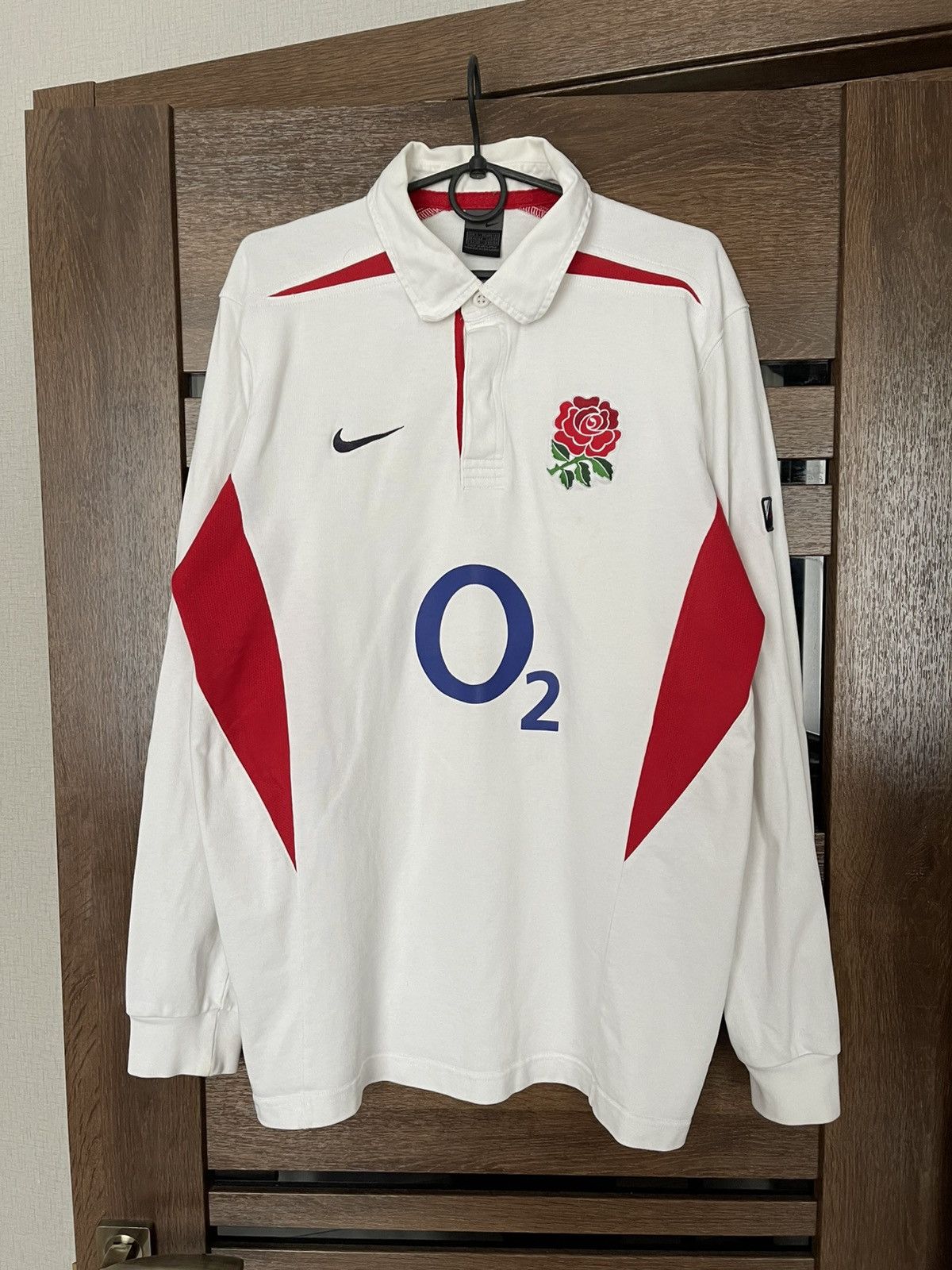 Nike Nike England Vintage Rugby Pullover Sweatshirt 90s Size US L / EU 52-54 / 3 - 2 Thumbnail