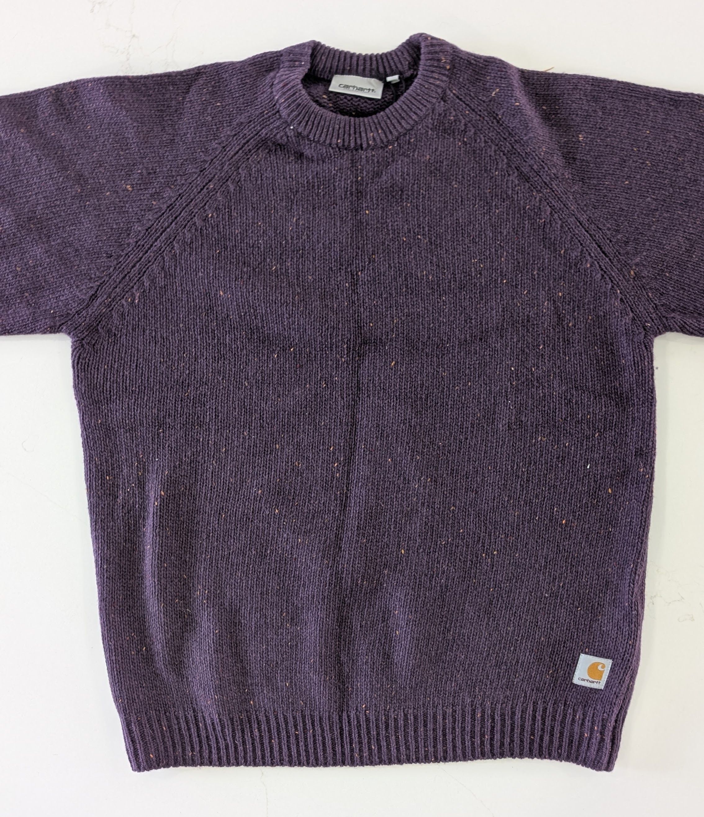 Carhartt Wip Carhartt WIP Anglistic Speckled Wool Knit Purple Size L Size US L / EU 52-54 / 3 - 3 Thumbnail