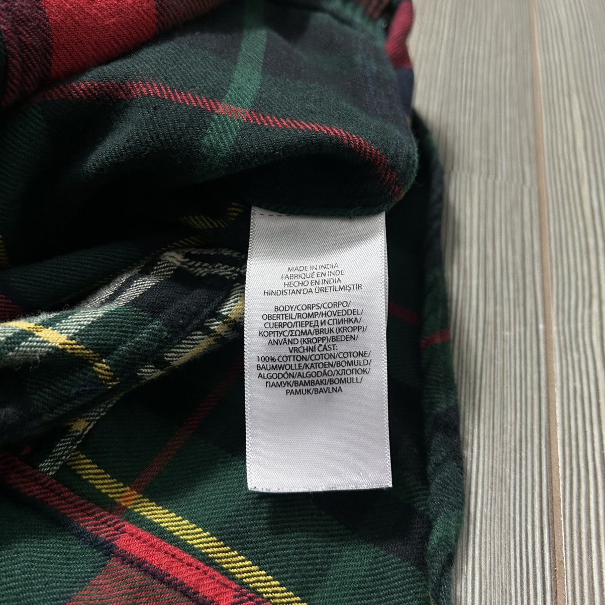 Polo Ralph Lauren Polo RL Plaid Flannel Patchwork Shirt Kapital Style Size US S / EU 44-46 / 1 - 8 Thumbnail