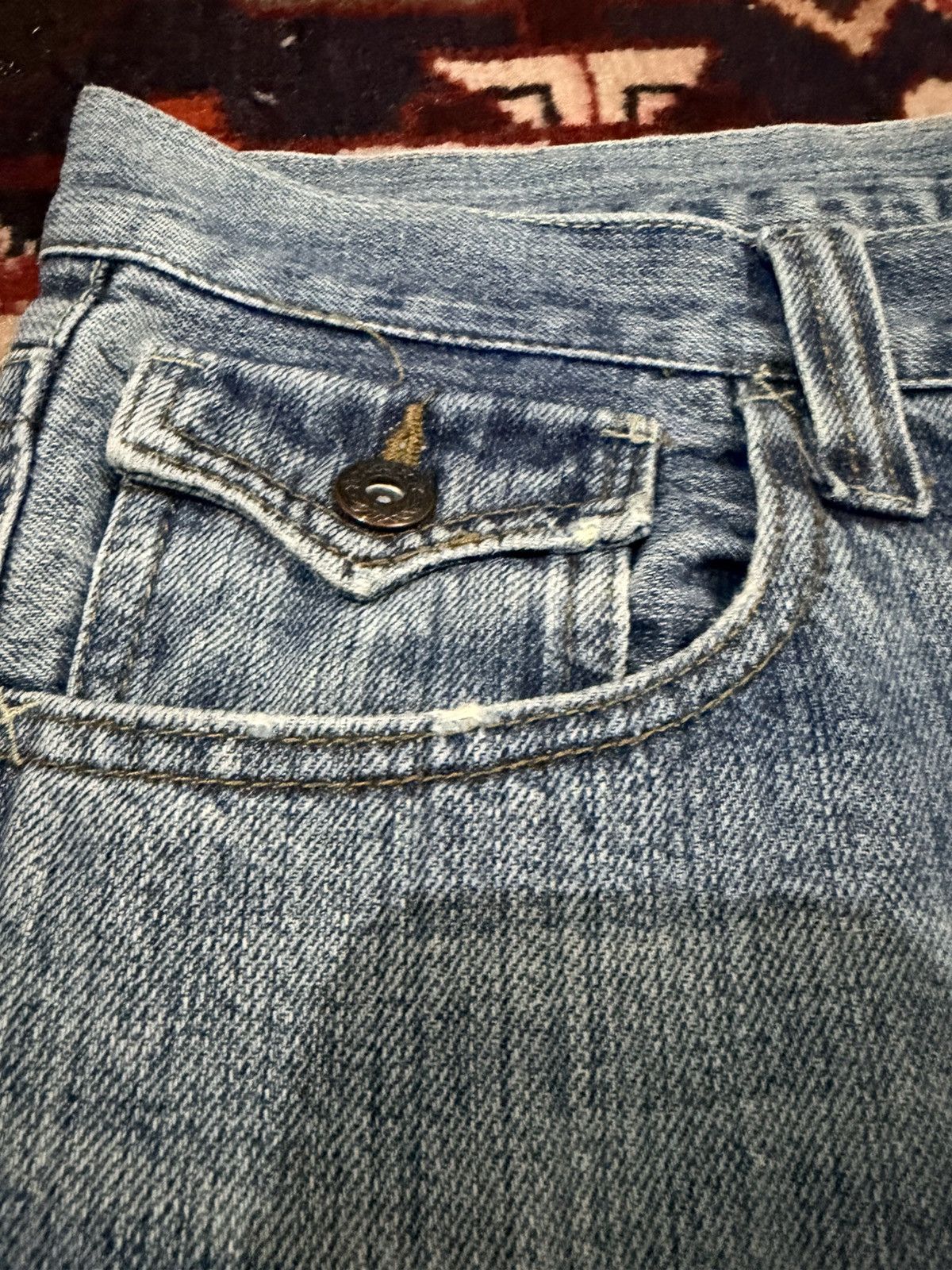 Tornado Mart Japanese Brand Rootthree Flap pockets Distressed Streetwear Size US 35 - 4 Thumbnail