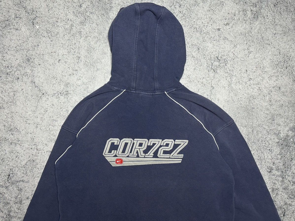 Nike Vintage Nike Cortez Distressed Faded Hoodie “COR72Z” Size US L / EU 52-54 / 3 - 13 Thumbnail