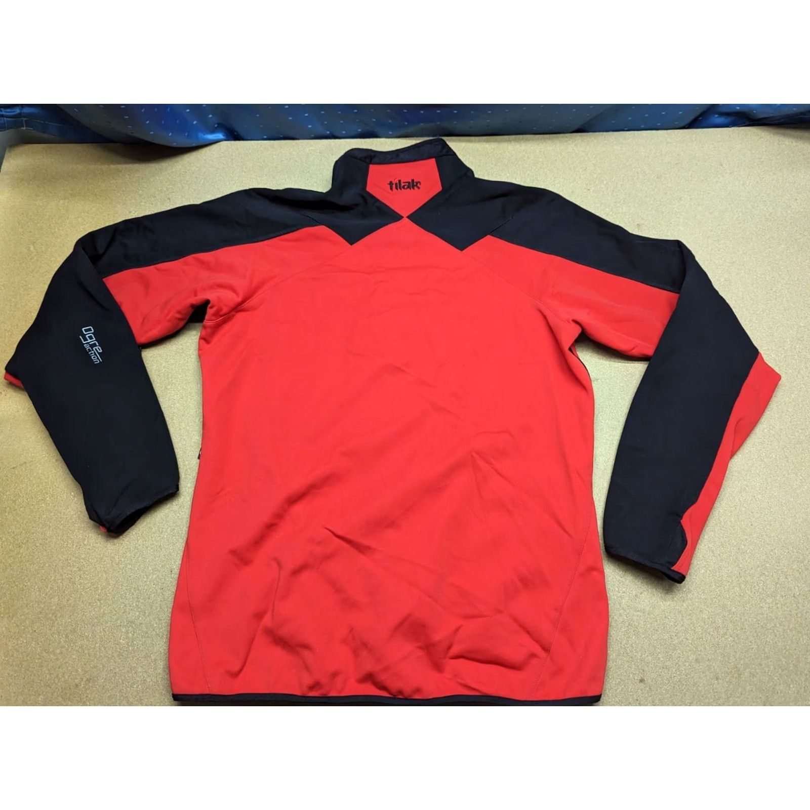 Vintage TILAK Ogre Action Windstopper Jacket Medium Full Zip Black red Outdoor Jacket Mens M Windstopper Full Zip Insulated Water Resistant Track Jacket Size US M / EU 48-50 / 2 - 2 Thumbnail