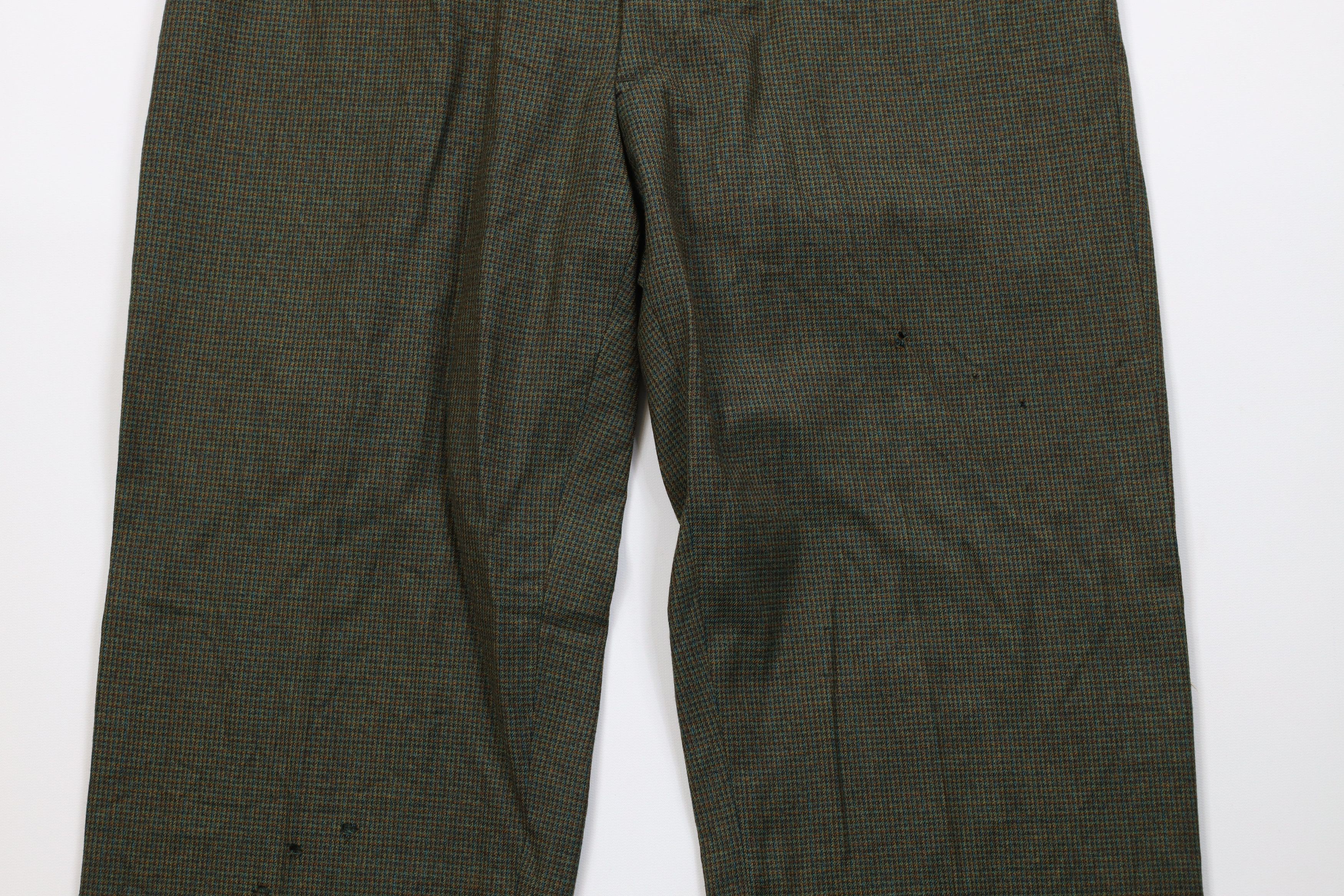 Vintage Vintage 50s Streetwear Wool Knit Chino Pants Houndstooth USA Size US 34 / EU 50 - 3 Thumbnail