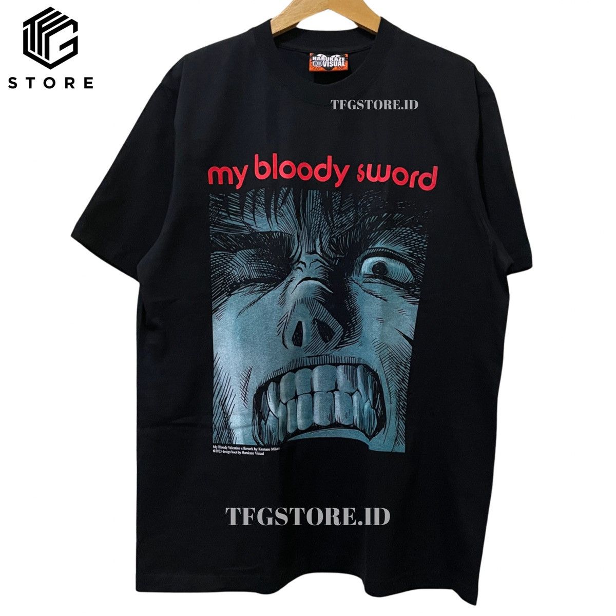 image of Berserk Guts My Bloody Valentine Japan Manga T Shirt XL in White, Men's