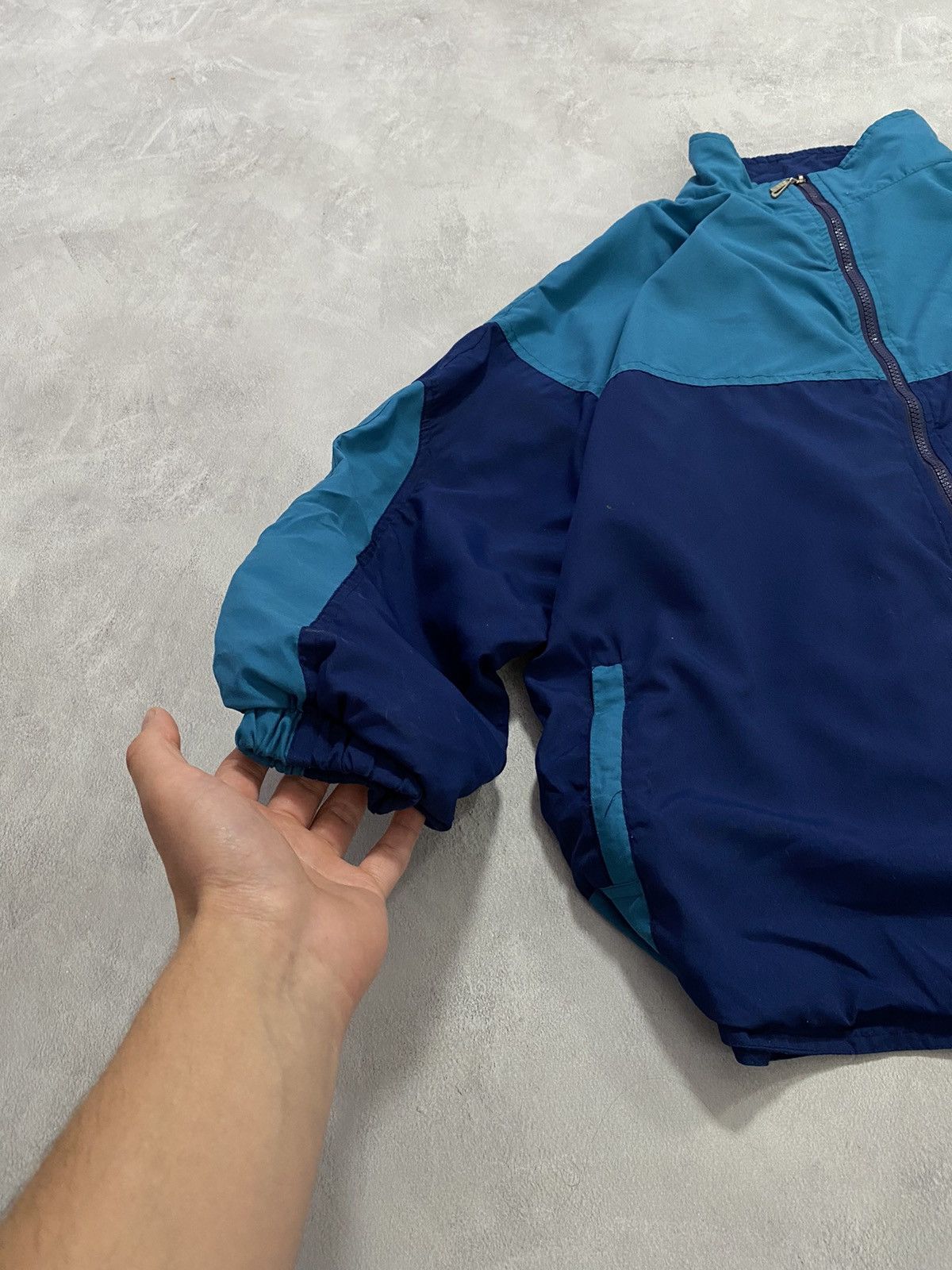 Nike × Vintage 😮‍💨 Vintage Light Jacket Zip Up NIKE Big Logo ATHLETIC Size US M / EU 48-50 / 2 - 4 Thumbnail