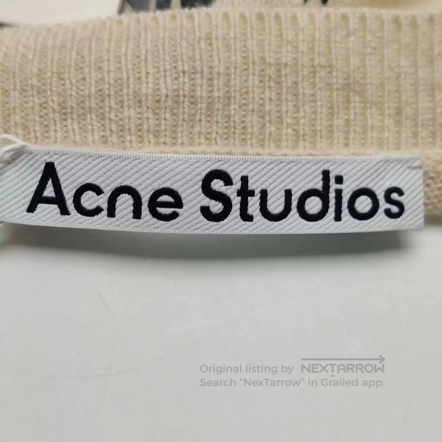Acne Studios Acne Studios Beige Scarf. Size M / US 6-8 / IT 42-44 - 7 Thumbnail