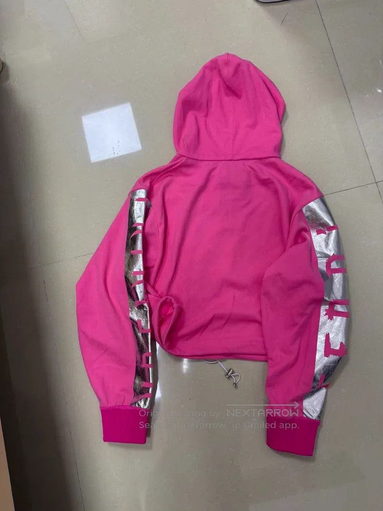Fendi Fendi Pink Hoodie Sweatshirt - Letter Embroidery on Sleeve Size S / US 4 / IT 40 - 5 Thumbnail