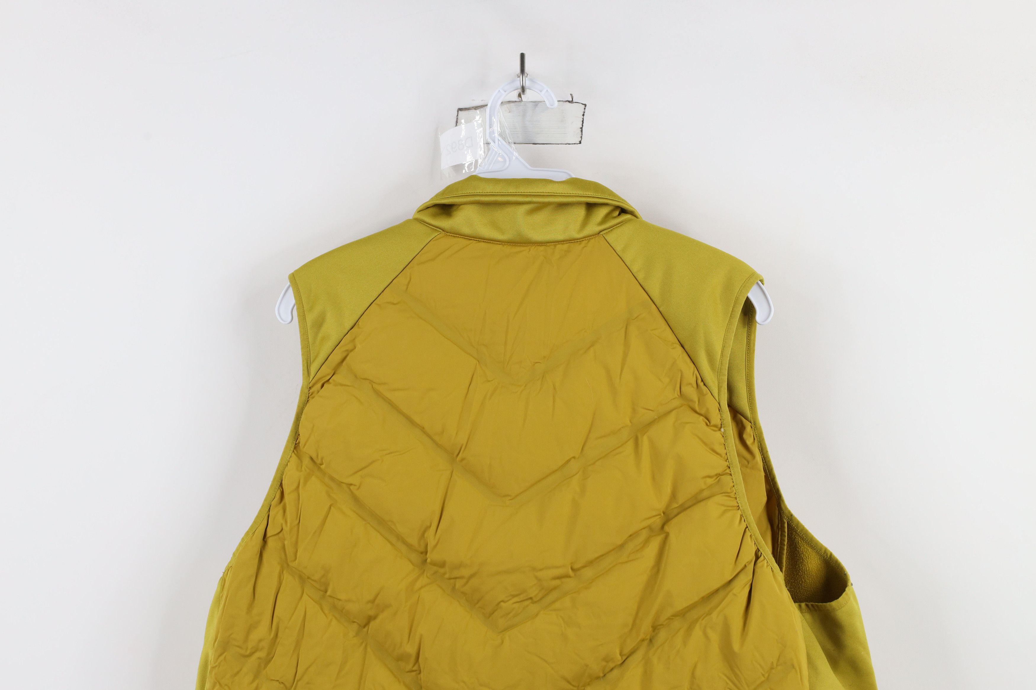 Athleta × Vintage Athleta Down Insulated Full Zip Puffer Vest Jacket Yellow Size XXL / US 16-18 / IT 52-54 - 14 Thumbnail