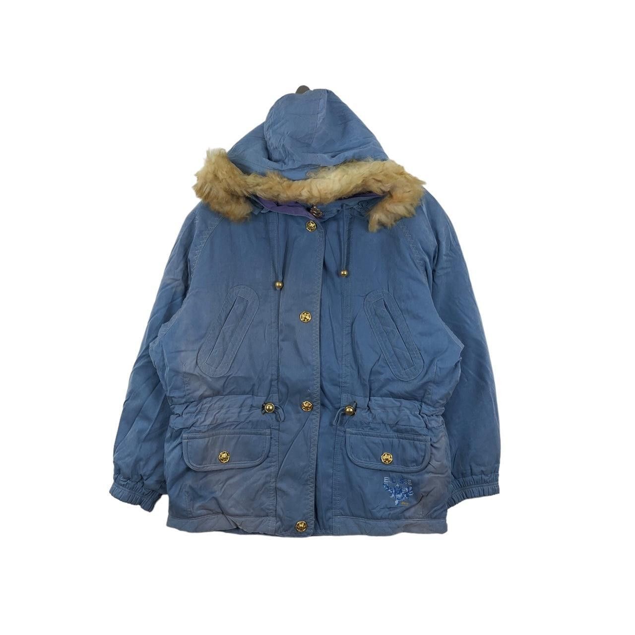Ellesse Vintage ELLESSE ITALY Natural Sun Faded Puffer Jacket Parka Size L / US 10 / IT 46 - 1 Thumbnail