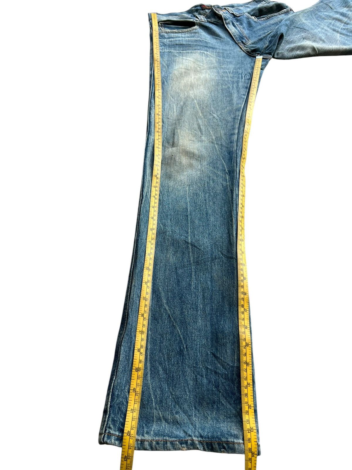 Vintage Y2K Exit Distressed Lowrise Denim Jeans 31x34 Size 31" - 10 Thumbnail