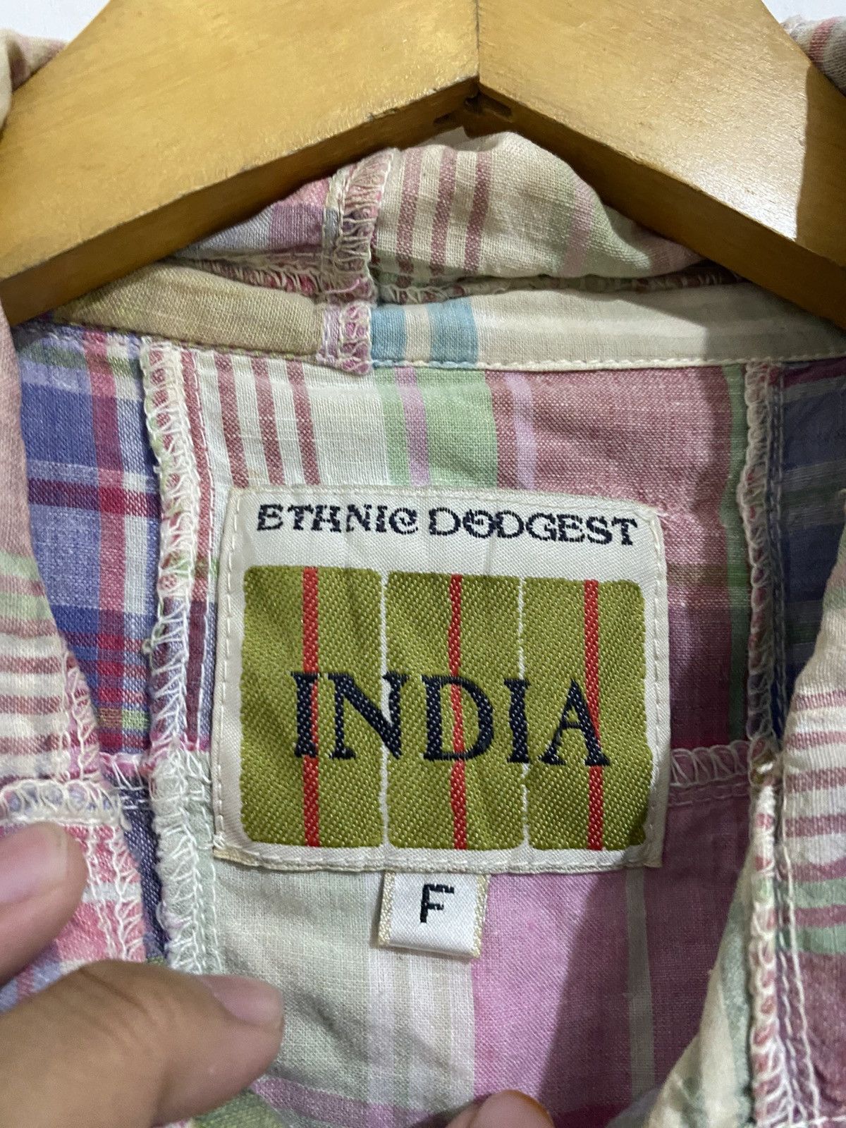 If Six Was Nine 💸BINDINGOFFER💸Japanese india patchwork shirt lgb styled Size US L / EU 52-54 / 3 - 4 Thumbnail