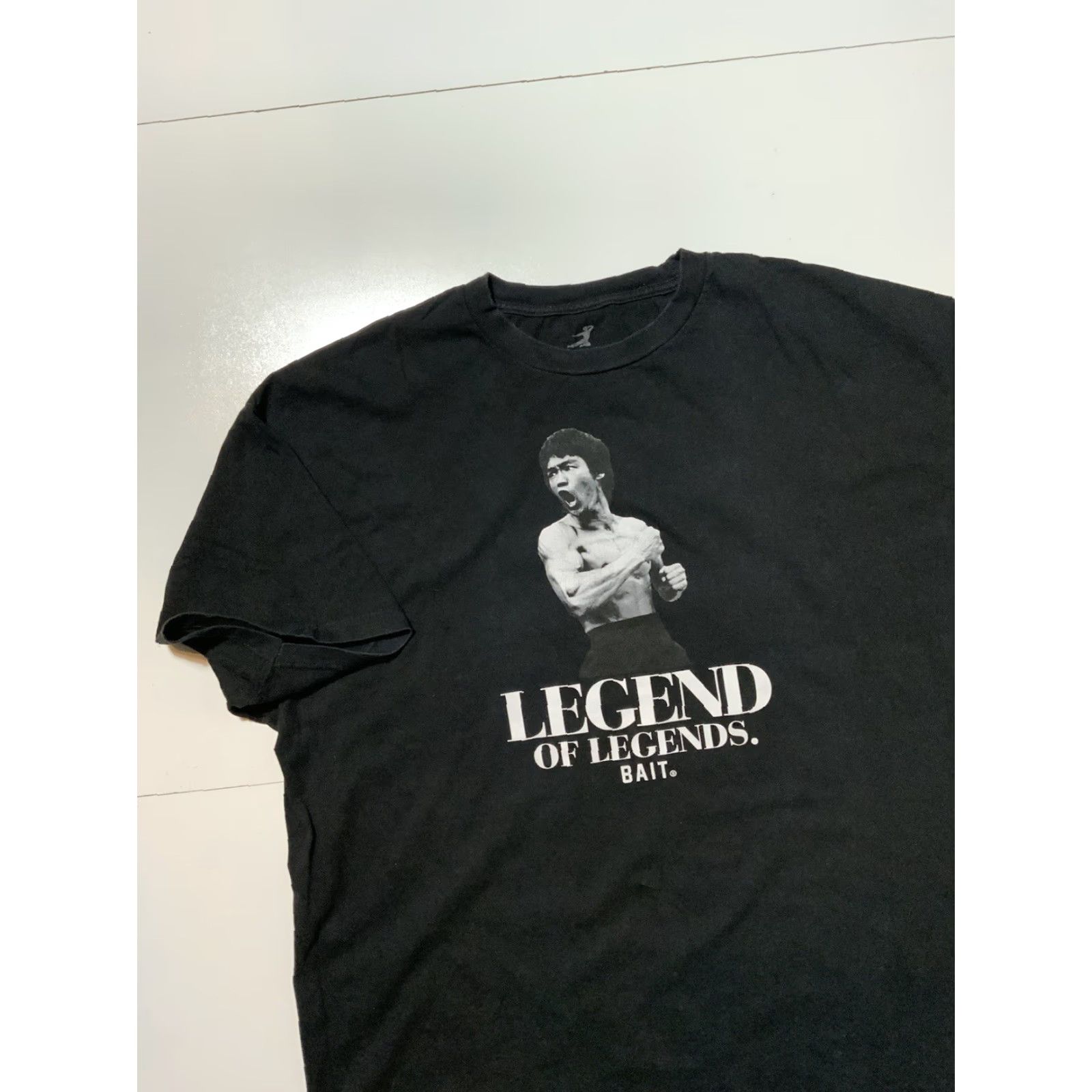 Lee Bait Bruce Lee Legend Of Legends Martial Arts Graphic Black S/S T-Shirt Sz. 2XL Size US XXL / EU 58 / 5 - 4 Thumbnail