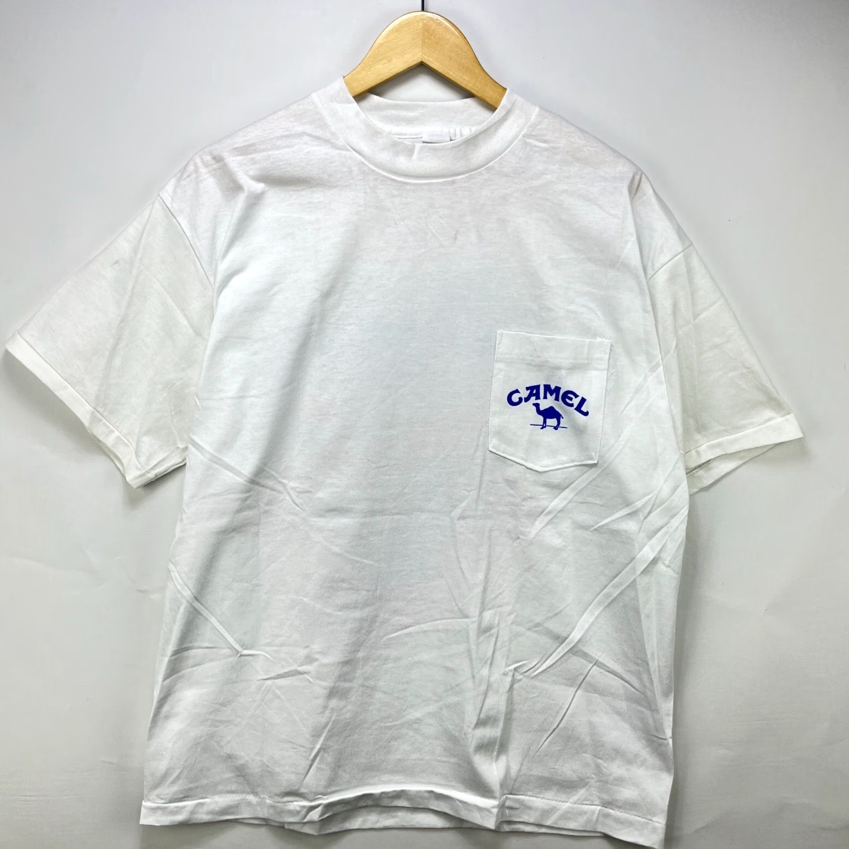 Camel VINTAGE Camel T-Shirt Shirt Men XL White 90s Pack of Camels Cigarettes Single Stitch Pocket Brand New Size US XL / EU 56 / 4 - 6 Thumbnail