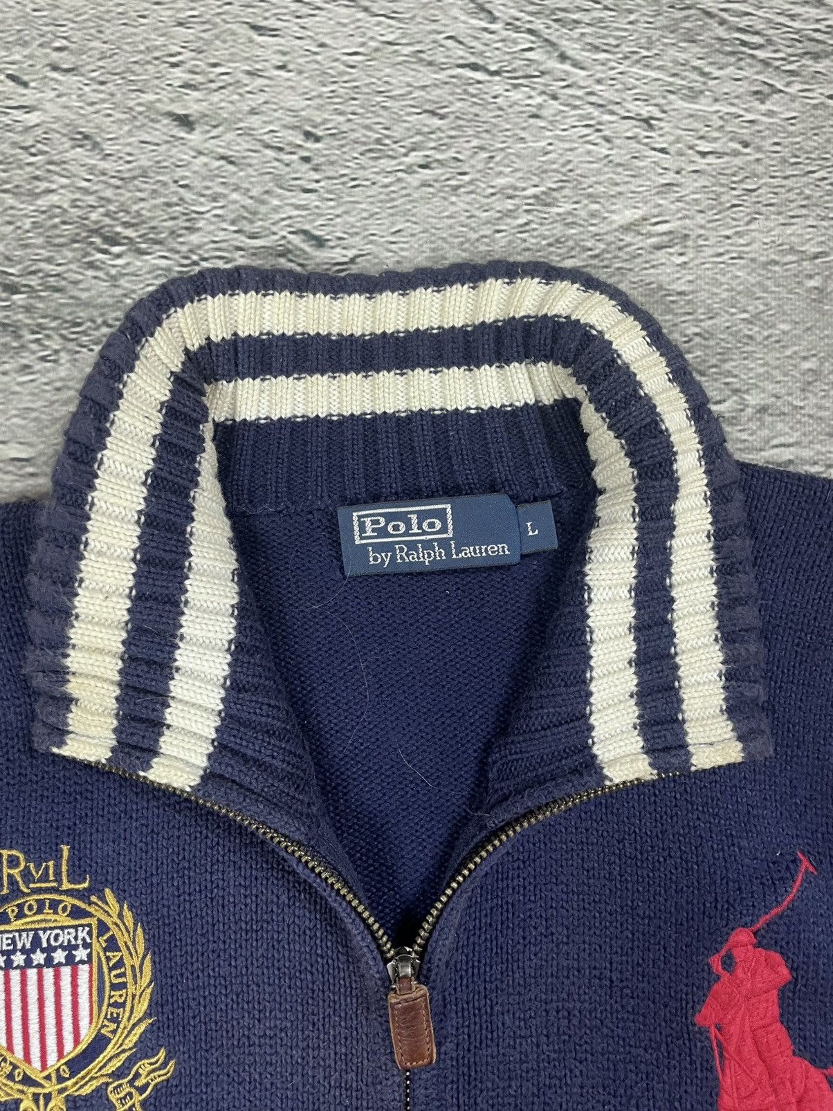 Ralph Lauren Chief Keef Polo Ralph Lauren zip sweater New York big pony Size US L / EU 52-54 / 3 - 7 Thumbnail