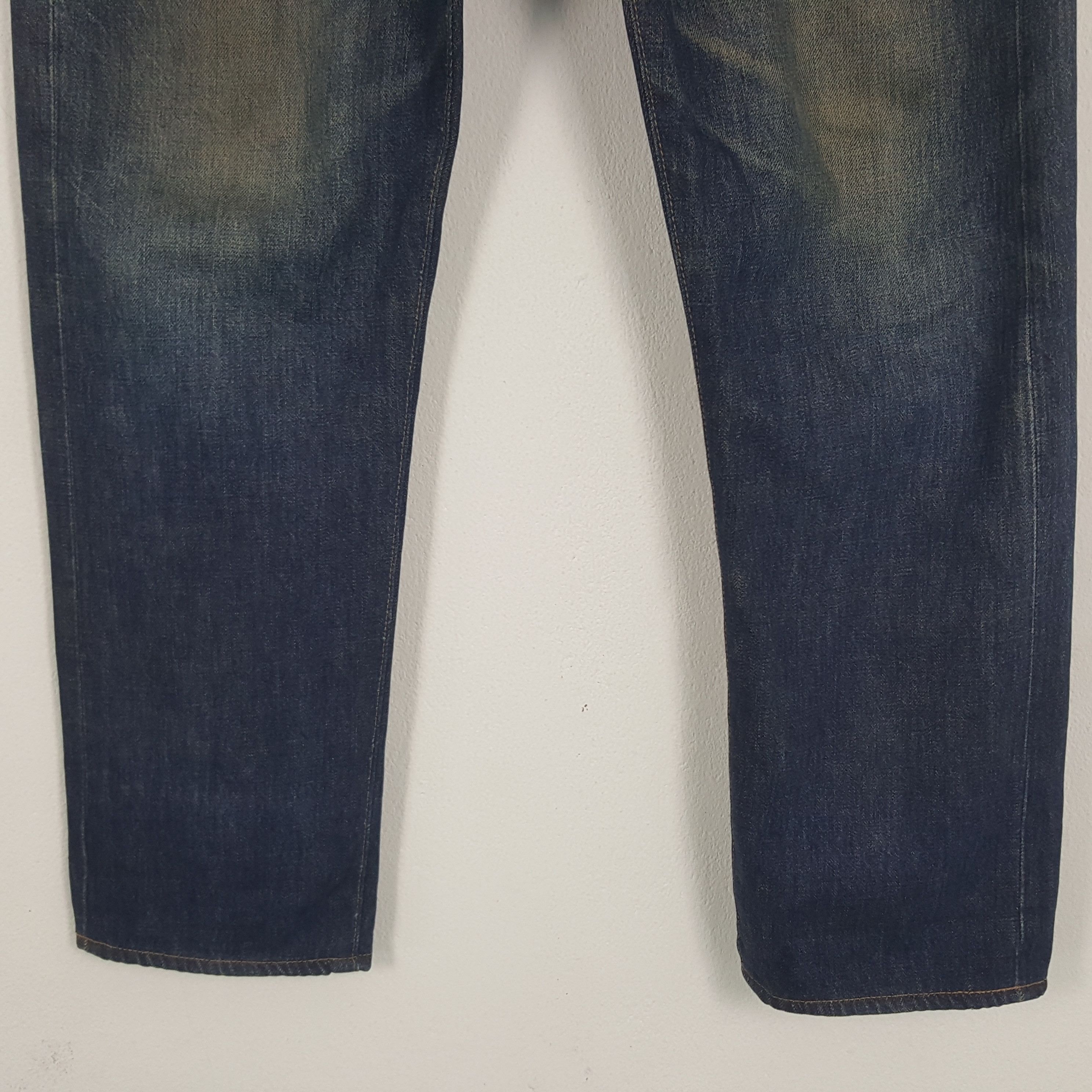 Japanese Brand × Vintage Vintage Evisu Japanese Brand Daicock Custom Art Denim Size US 35 - 6 Thumbnail