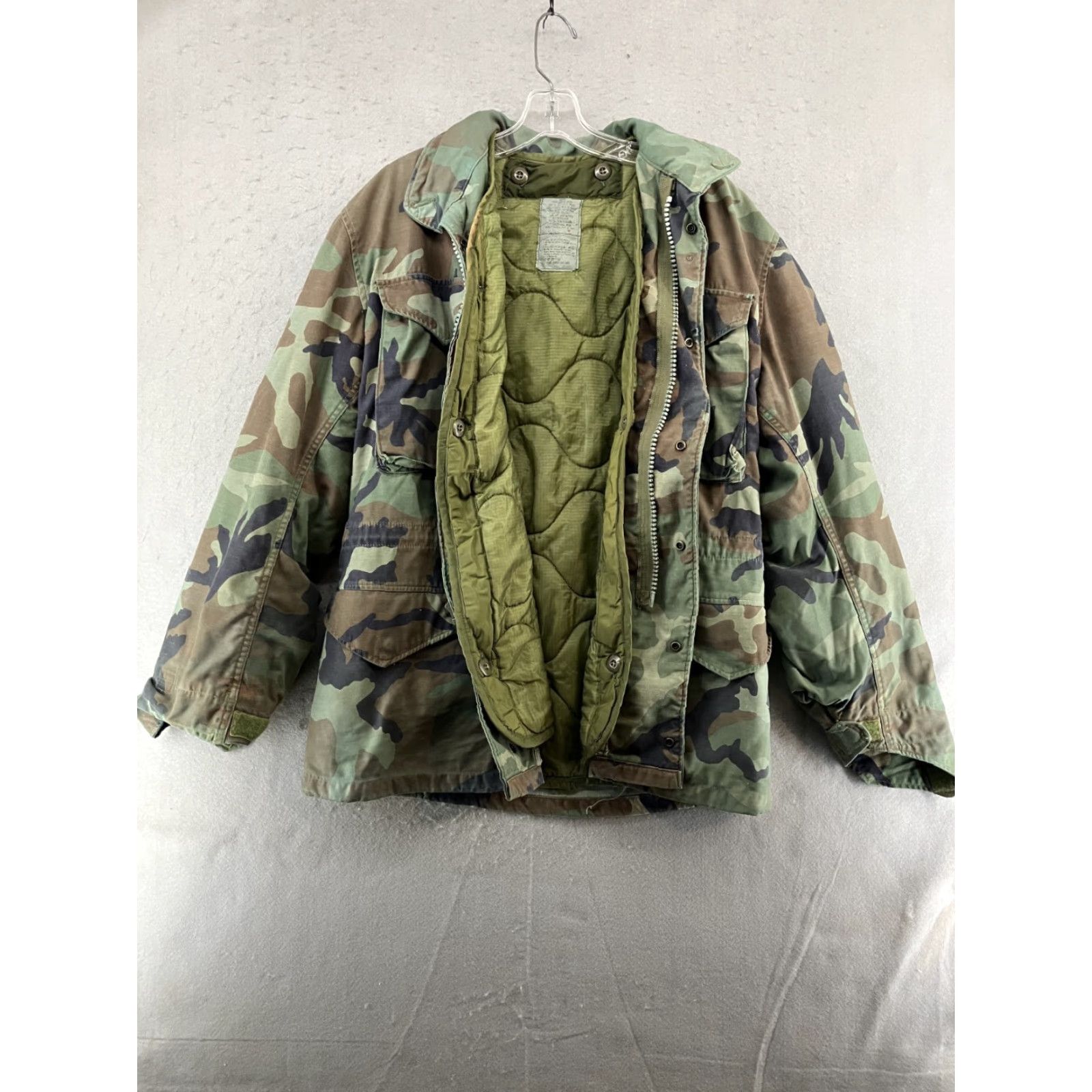 Vintage VTG Morgan America C022 of Tennesse Military Jacket - Canvas Nylon Lined 80s 90s Camouflage Green M Mens Size US M / EU 48-50 / 2 - 2 Thumbnail