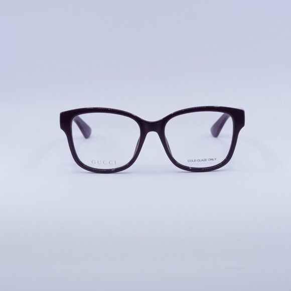 Gucci 🕶️ New Gucci GG1340O 004 Eyeglasses - Burgundy Frame Size ONE SIZE - 2 Thumbnail