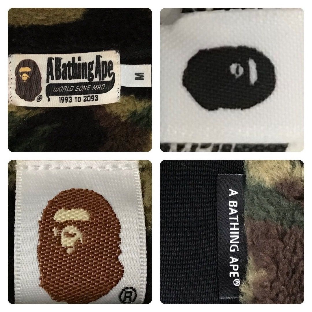 Bape BAPE Fleece jacket 1st camo green x black a bathing ape Size US M / EU 48-50 / 2 - 8 Thumbnail
