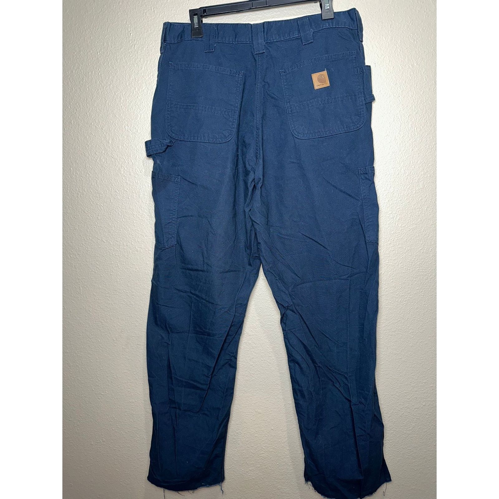 Carhartt 👖 Durable Carhartt Work Pants - Cotton Blend, Size 34x36 Size US 34 / EU 50 - 2 Thumbnail