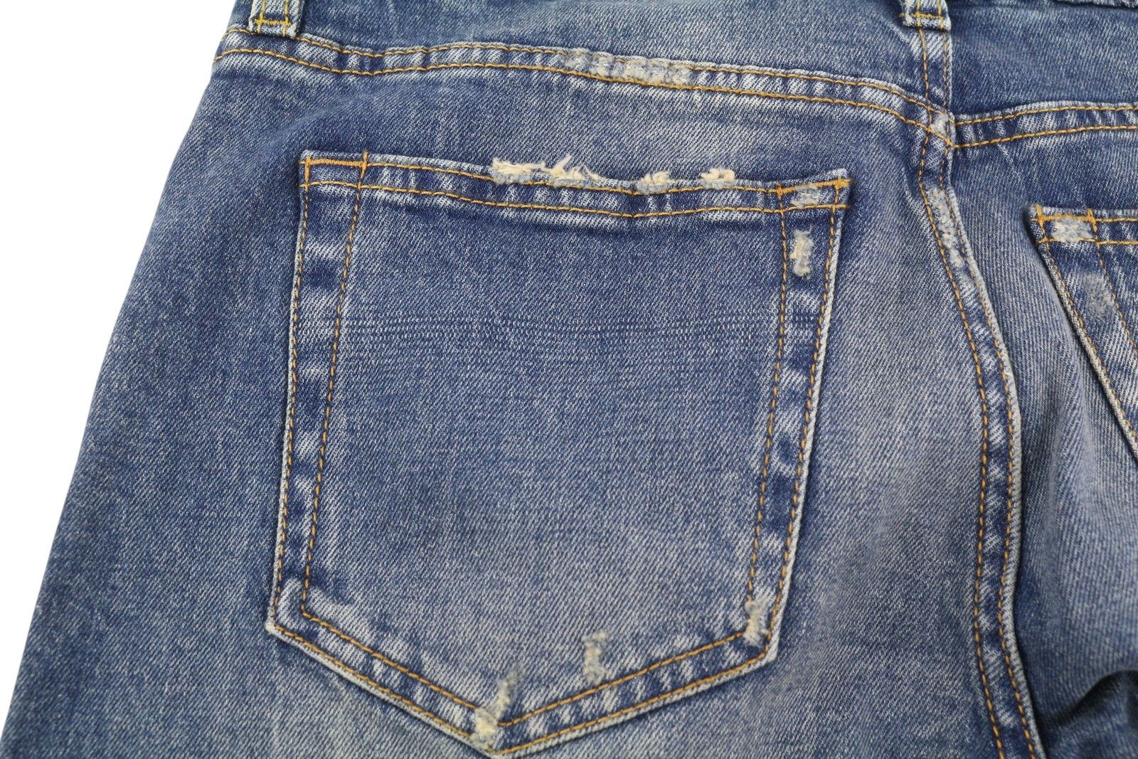 R13 BOY STRAIGHT 26 Cropped Ankle Washed Bue Kelly 84455 Size 26" / US 2 / IT 38 - 13 Thumbnail