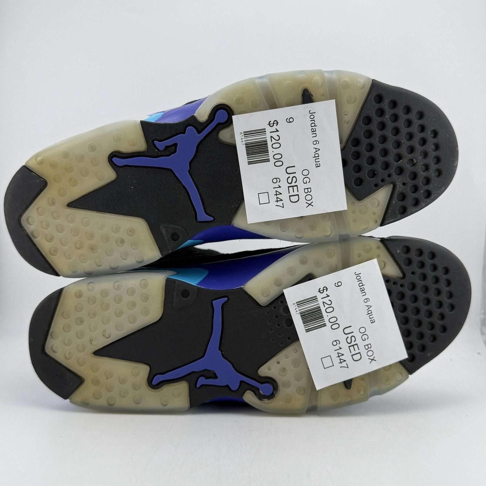 Jordan Brand Jordan 6 Aqua OG Box US 9 Used CT8529-004 Size US 9 / EU 42 - 6 Thumbnail