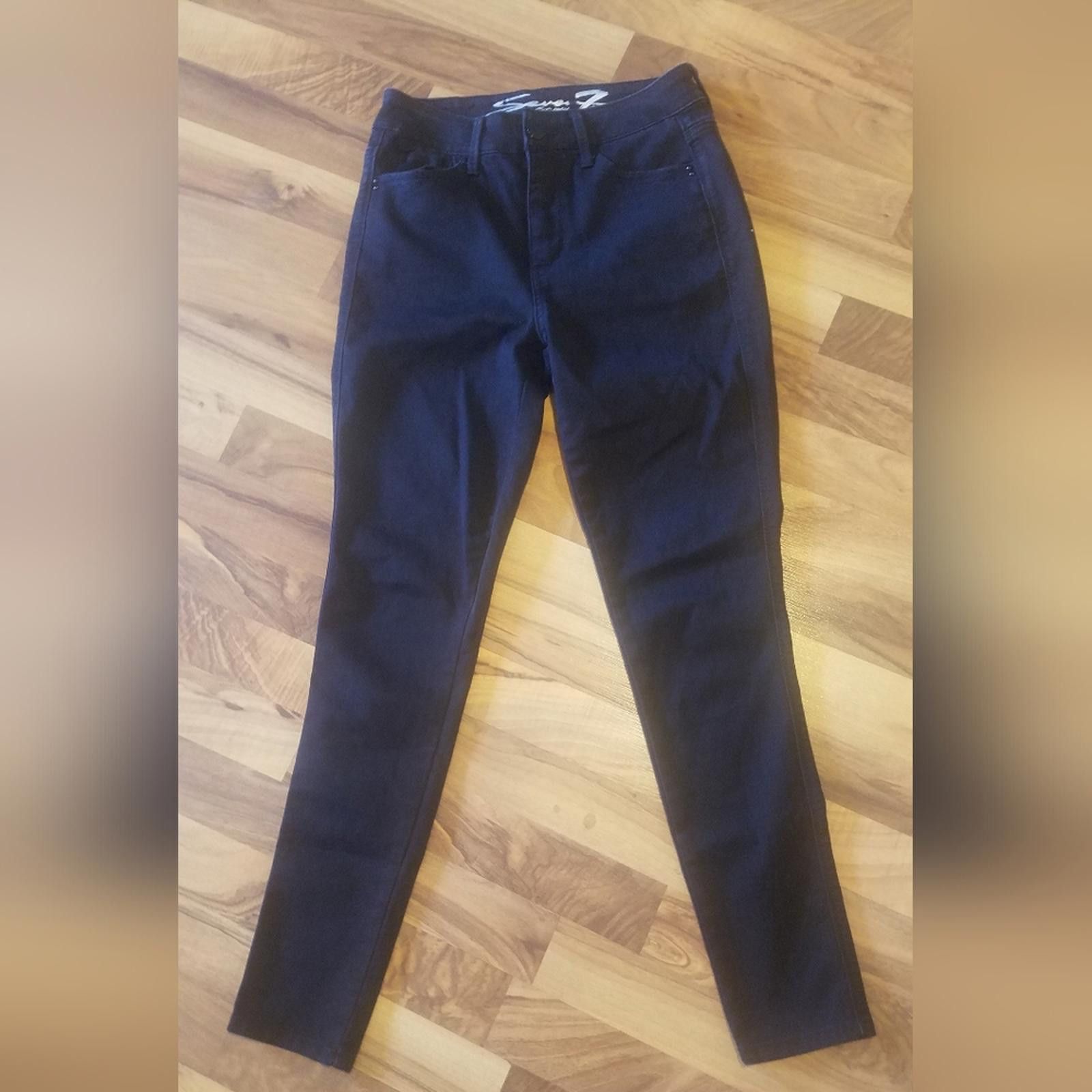 Seven 7 Seven7 High Rise Skinny Jeans Size 8 Size 30" / US 8 / IT 44 - 2 Thumbnail