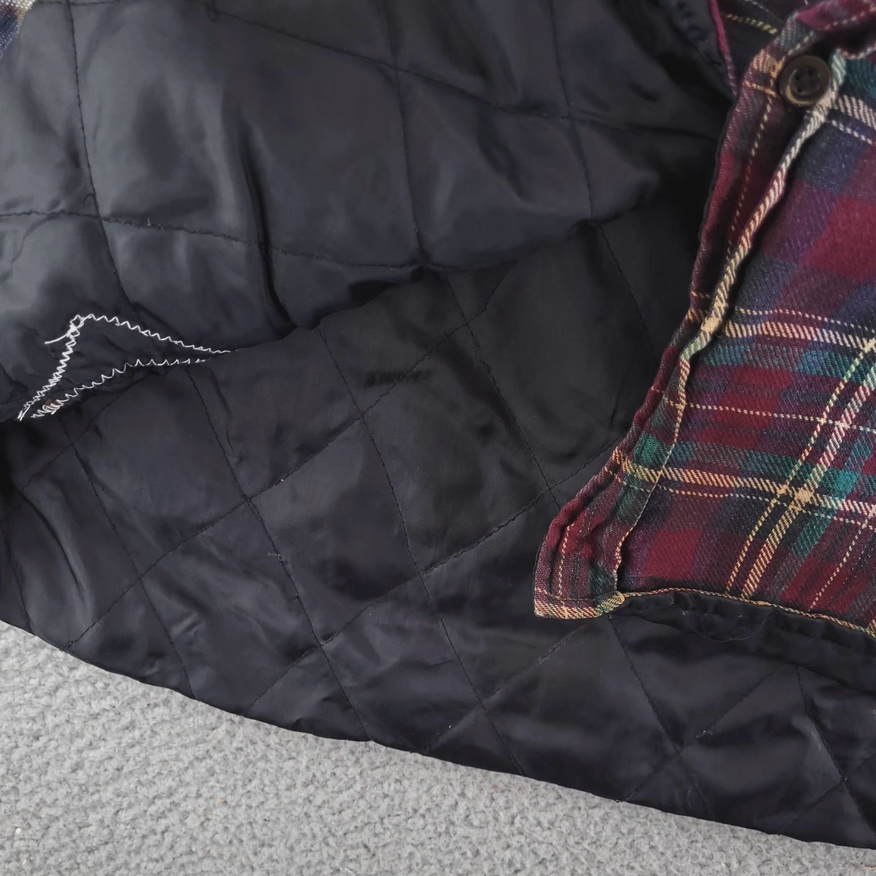 Vintage VINTAGE Mark II Jacket Mens XL Flannel Overcoat Quilted Plaid Red Size US XL / EU 56 / 4 - 3 Thumbnail