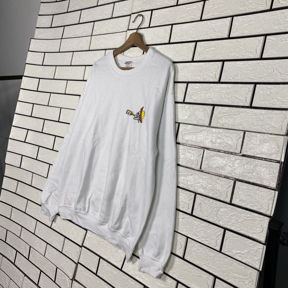 Japanese Brand 📌Vintage Sweatshirt Bones Big Logo Size US L / EU 52-54 / 3 - 3 Thumbnail