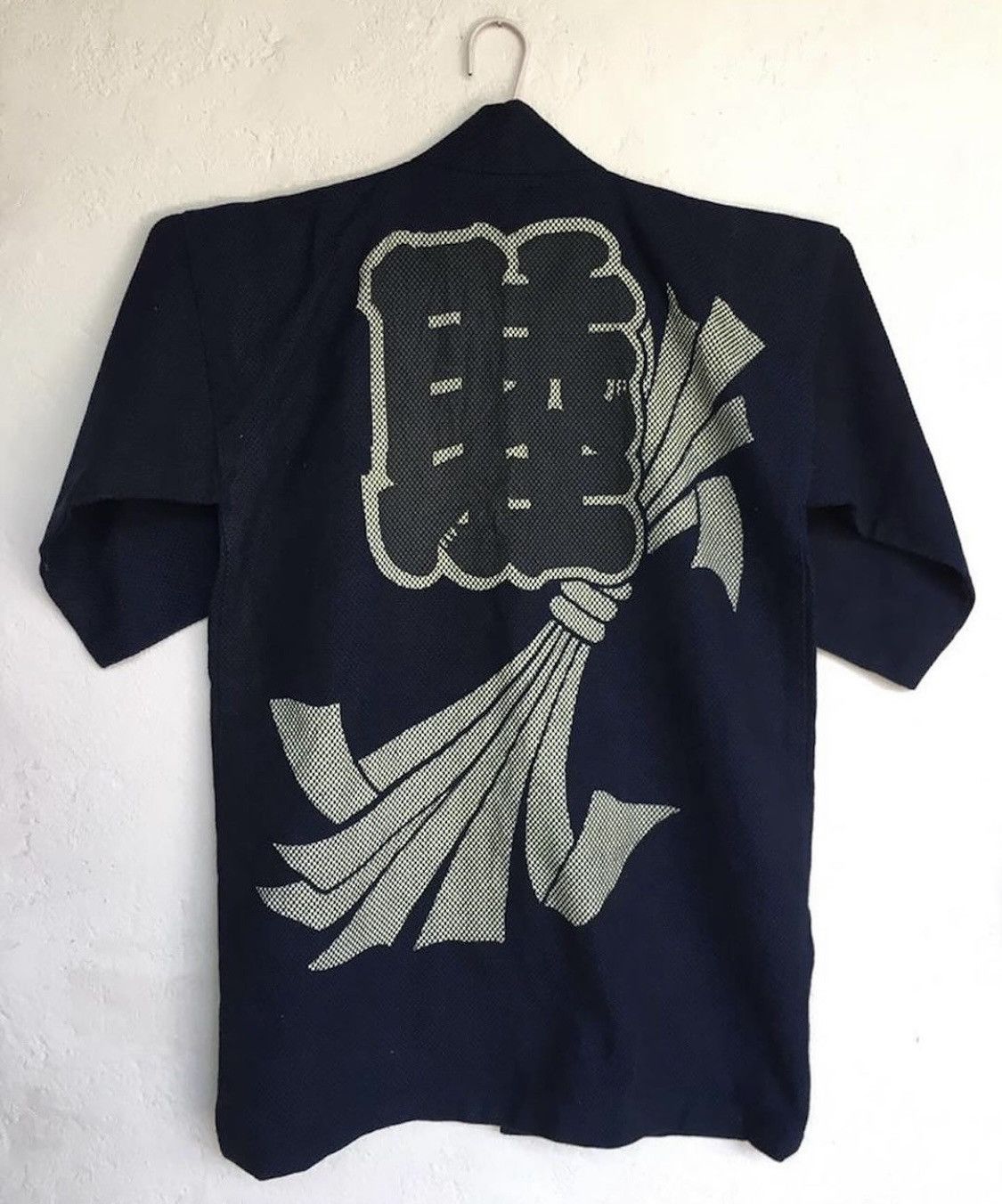 Japanese Brand KIMONO INDIGO DARK BLUE NORAGI NICE DESIGN JACKETS Size US XXL / EU 58 / 5 - 1 Thumbnail