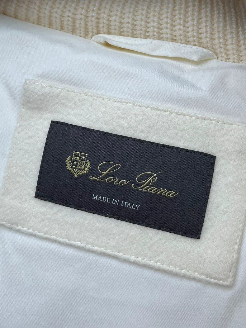 Loro Piana LORO PIANA Classic solid color down cotton jacket Size L / US 10 / IT 46 - 6 Thumbnail