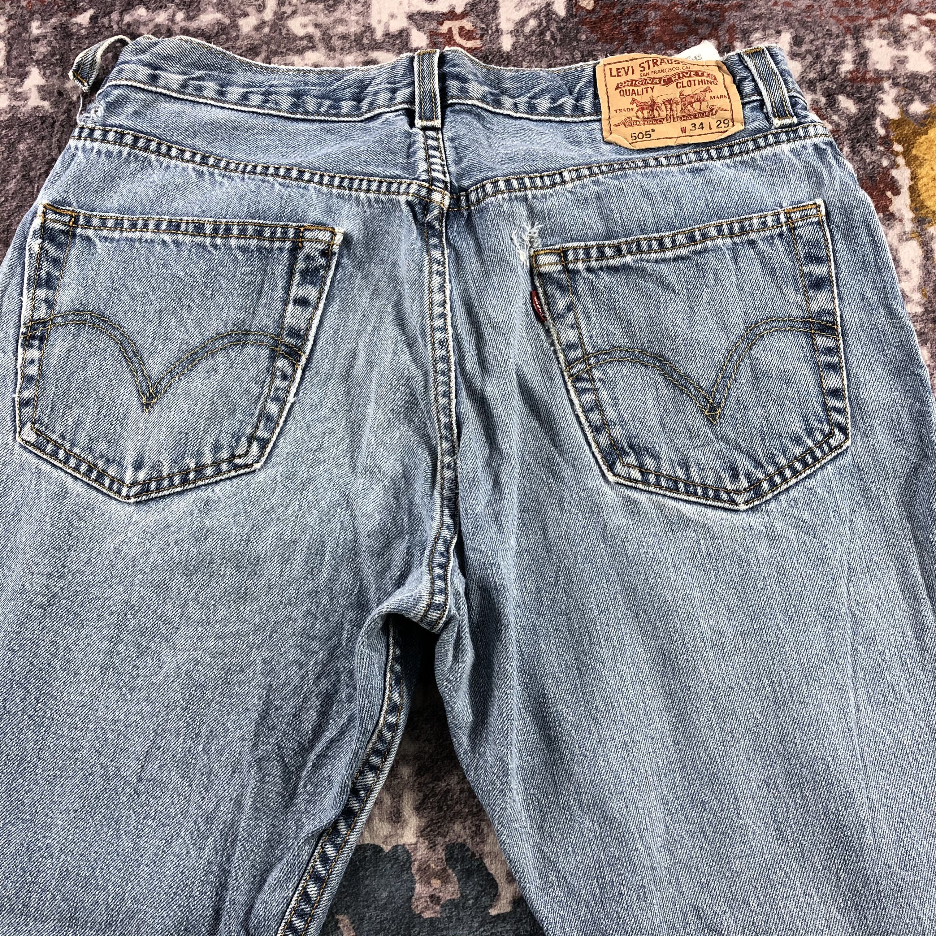 Levi's × Vintage Vintage Levis 505 Jeans-JM3010 Size US 34 / EU 50 - 5 Thumbnail