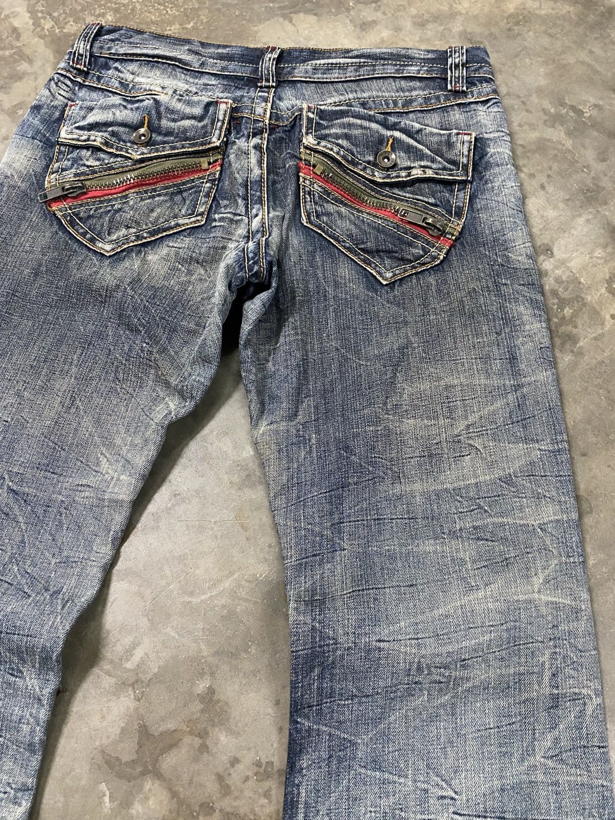 If Six Was Nine × Tornado Mart × semanticdesign Flare Jeans Japan Semantic Design Clawsmark Distressed @193 Size US 31 - 6 Thumbnail
