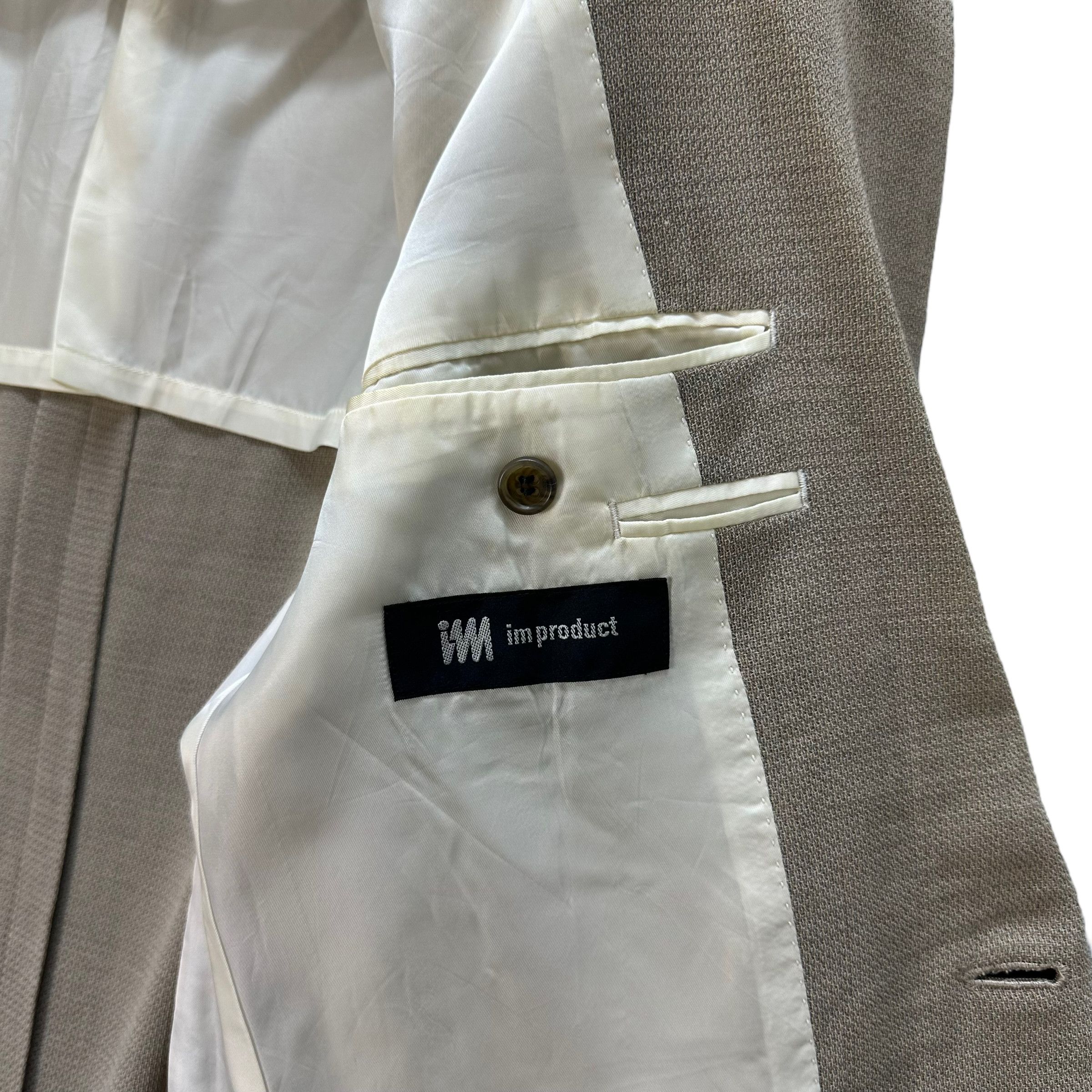 Issey Miyake IM PRODUCT BY ISSEY MIYAKE SUIT JACKET / BLAZERS #7720-166 Size 44R - 8 Thumbnail