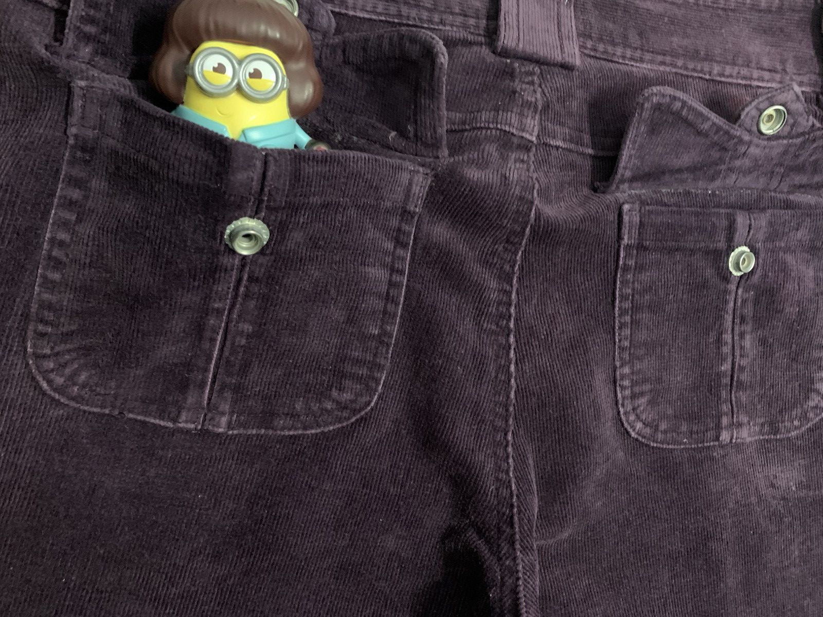 Hysteric Glamour Vintage Japanese A.2.P Velvet Low Rise Corduroy Flare Pants Size US 30 / EU 46 - 11 Thumbnail