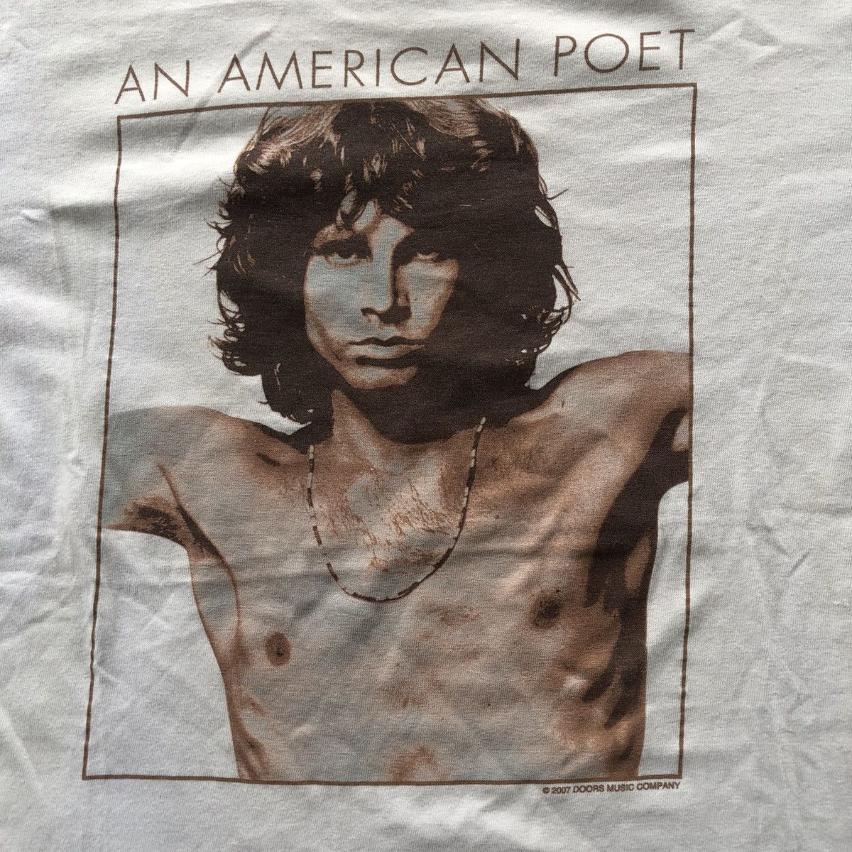 Band Tees Vtg 00s Jim Morrison An American Poet The Doors Band Tshirt Size US M / EU 48-50 / 2 - 4 Thumbnail