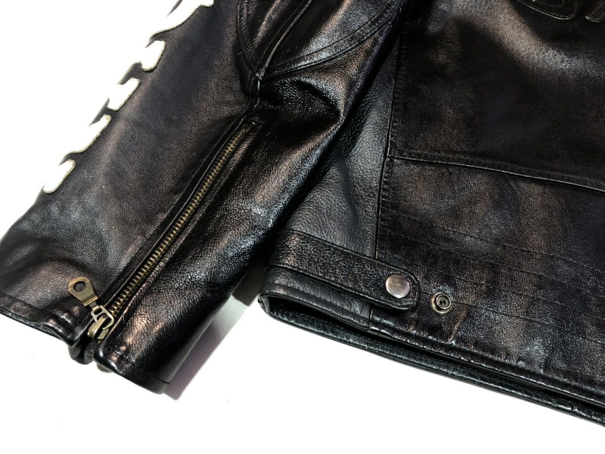 Dainese × Honda × Yamaha Dahar motorcycle leather jacket Racing Vintage Size US S / EU 44-46 / 1 - 16 Thumbnail