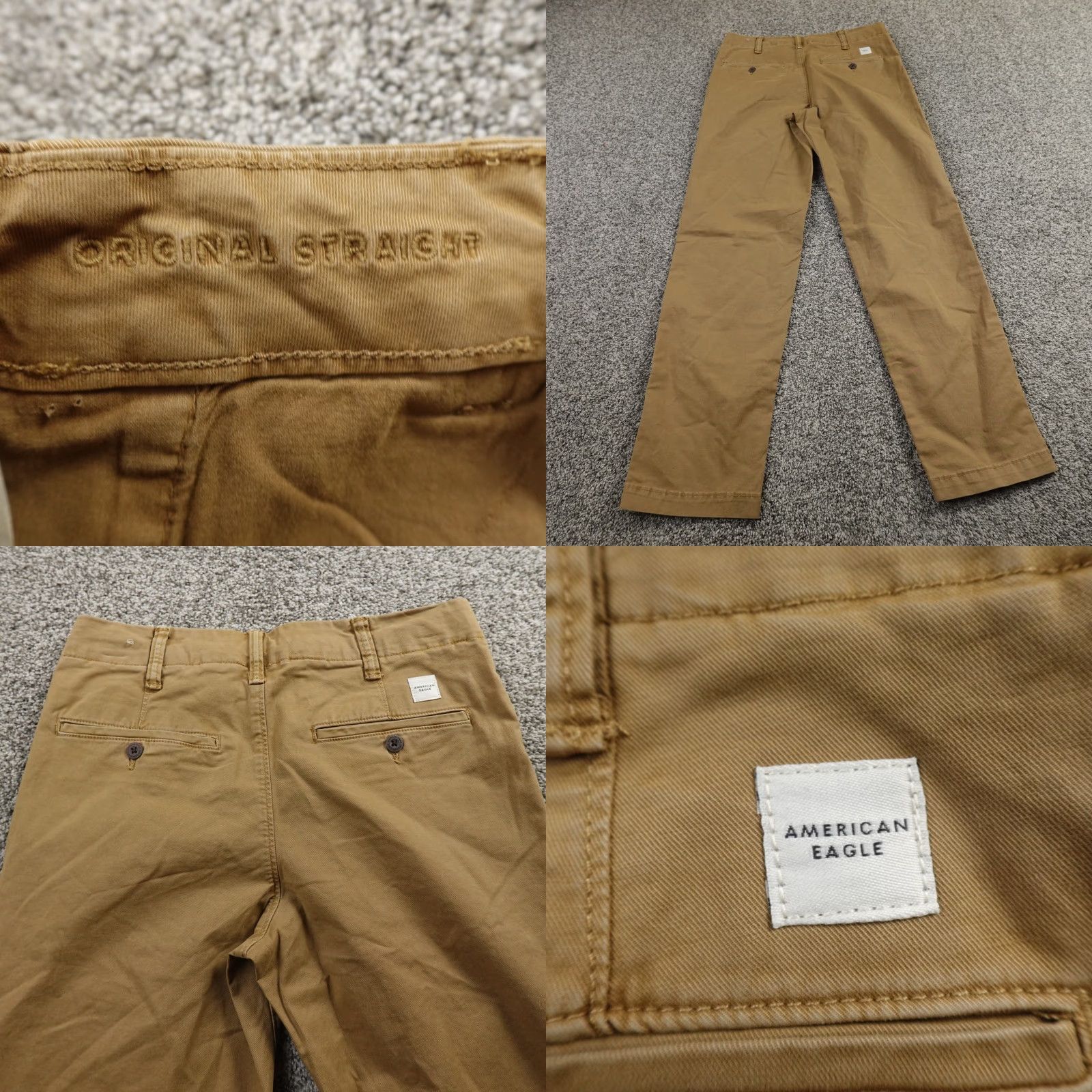 American Eagle Outfitters American Eagle Outfitters Pants Mens 28X32 Brown Beige Chino Trouser Straight Stretch Flex Size US 28 / EU 44 - 8 Thumbnail