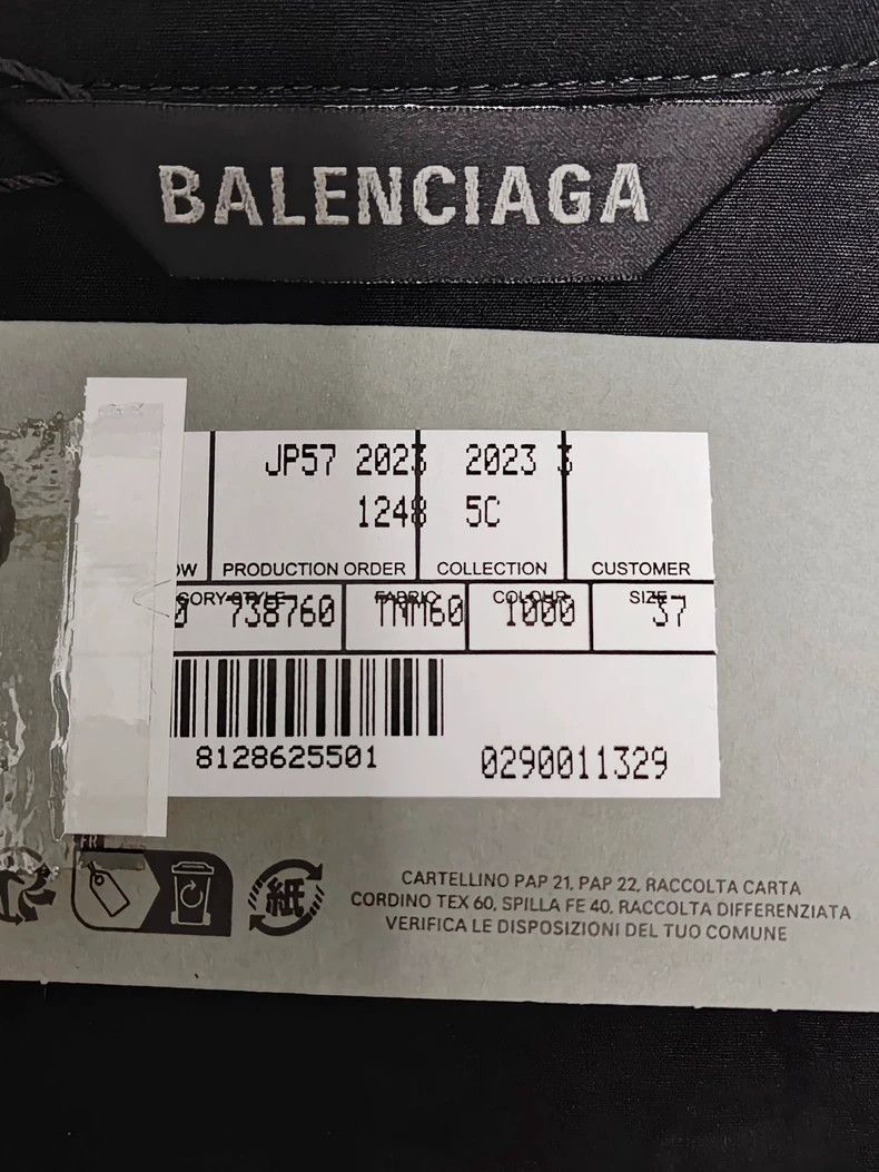 Balenciaga Balenciaga Tape Type 23ss tape shirt long sleeve jacket-250 Size US S / EU 44-46 / 1 - 3 Thumbnail