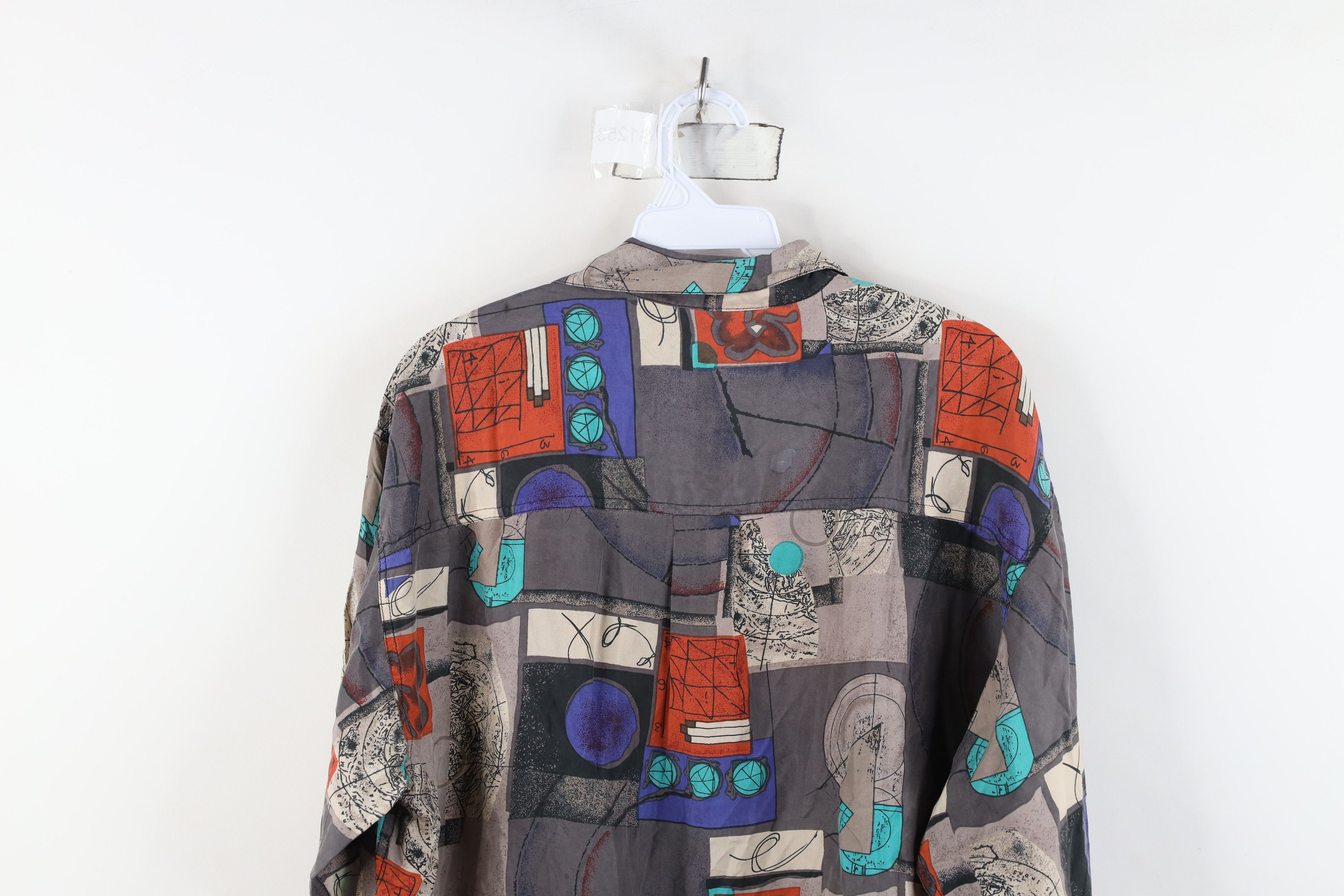 Vintage Deadstock Vintage 90s Streetwear Silk Collared Button Shirt Size US M / EU 48-50 / 2 - 11 Thumbnail