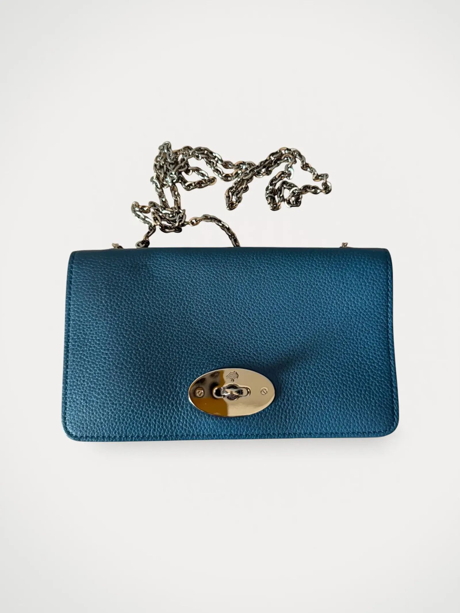 Mulberry Wallet On Chain Crossbody Bag in Blue, Women's
