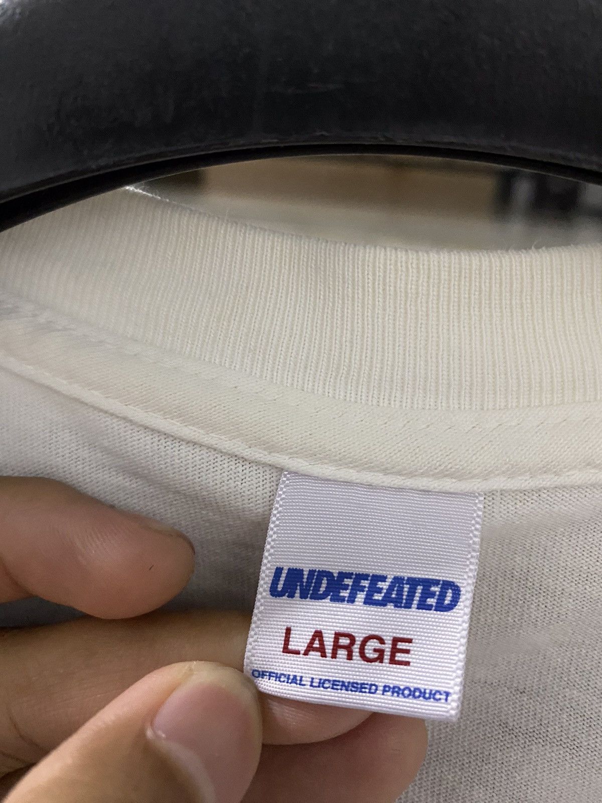 Undefeated Undefeated racquet white tshirt Size US L / EU 52-54 / 3 - 5 Thumbnail