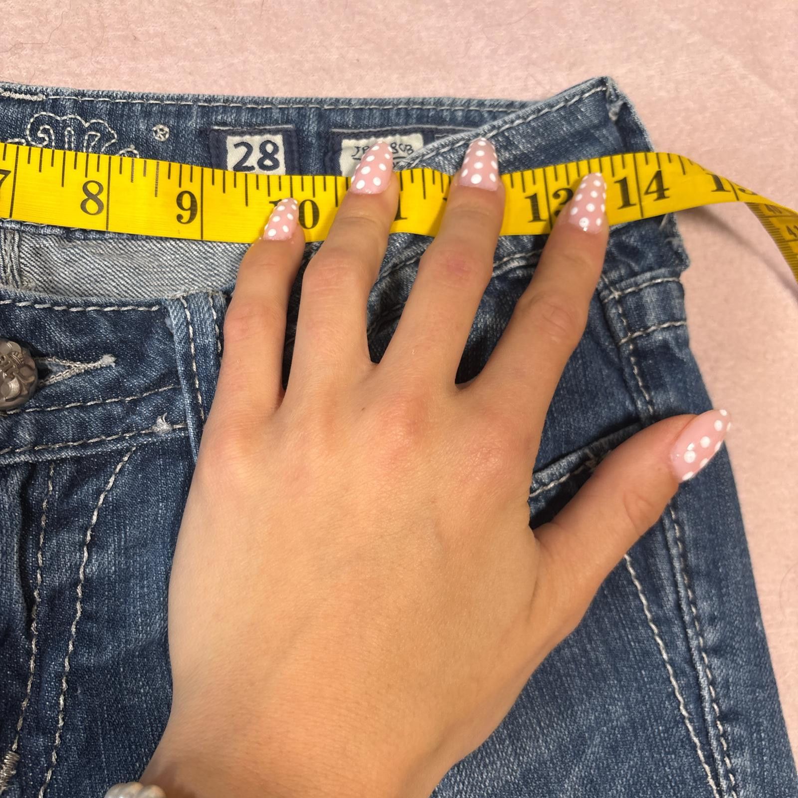 Other vintage miss me distressed flare jeans Size 28" / US 6 / IT 42 - 8 Thumbnail