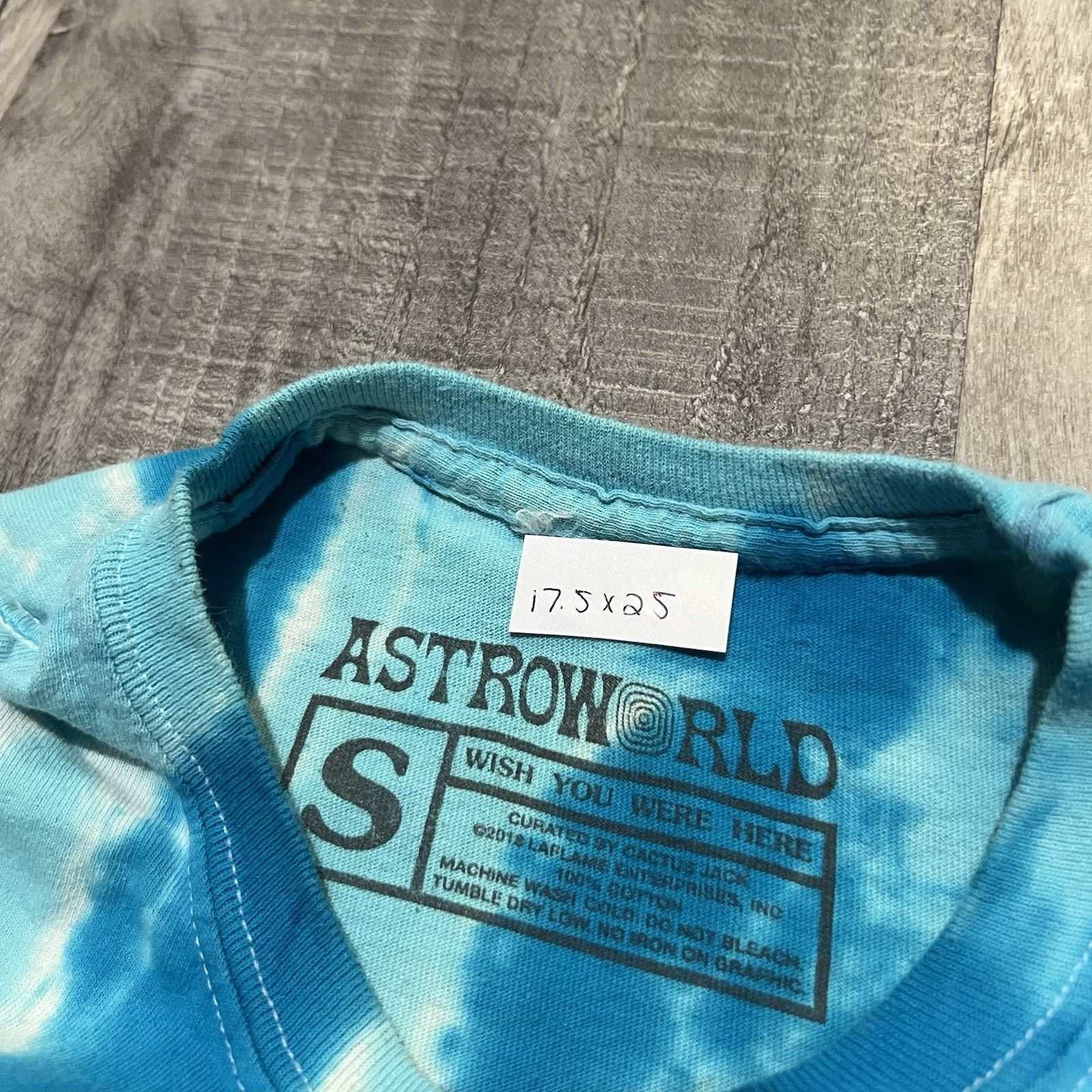 Travis Scott Travis Scott 2018 Astroworld Wish You Were Here Tour Shirt Size US S / EU 44-46 / 1 - 5 Thumbnail